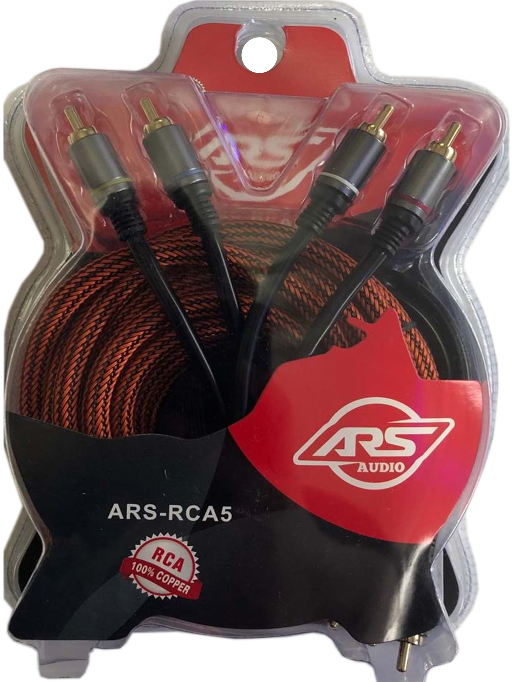 ARS-RCA5 ARS AUDİO BAKIR RCA KABLO 5MT