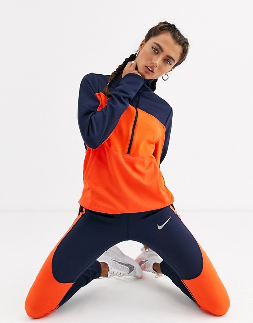 Nike Repel 1/2-Zip Long-Sleeve Running Top Kadın Sweatshirt - BV4787-451