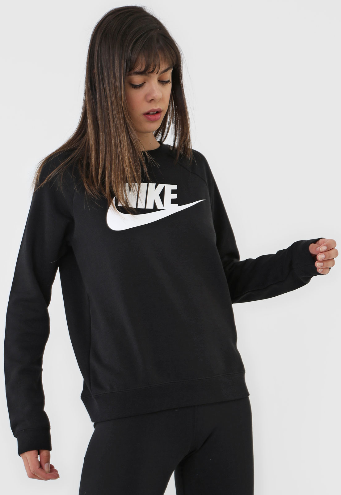 NIKE W NSW RALLY CREW HBR NFS SWEATSHİRT CI1177-010