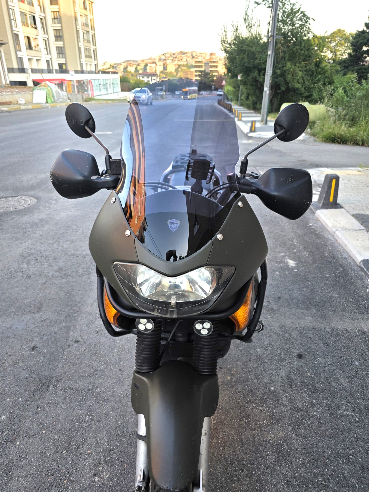 Honda Transalp XL 650 Siperlik Ön Cam 2000 2008 Model 54cm Füme Renkli 4mm