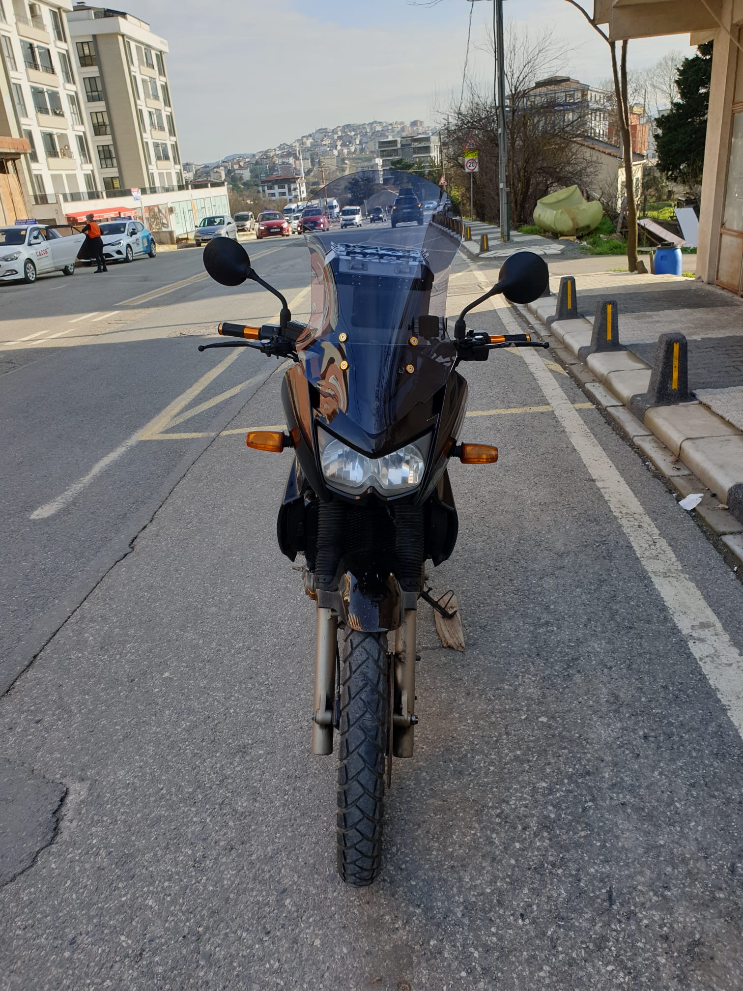Kawasaki KLE 500 Siperlik Ön Cam 2005-2008 Model 58cm Füme Renkli 4mm UZUN CAM
