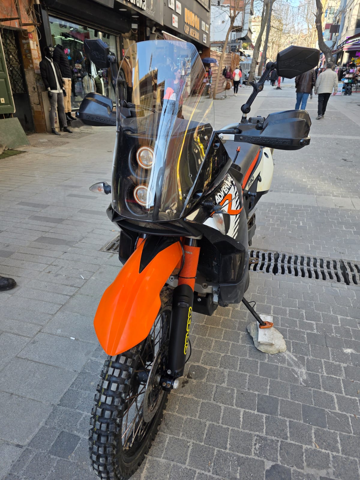 KTM 950-990 Adventure KİT RALLY Replikaa Siperlik Ön Cam 51cm Tam şeffaf Renkli 4mm
