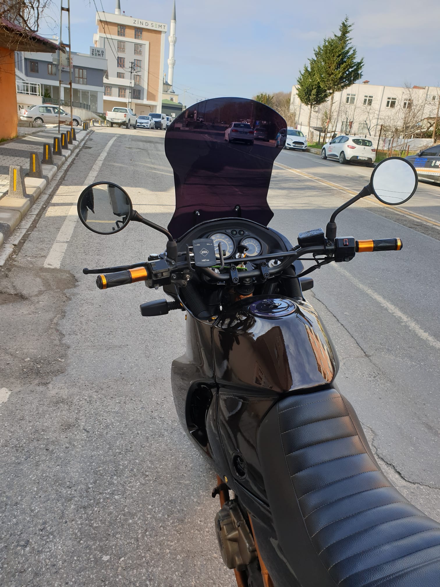 Kawasaki KLE 500 Siperlik Ön Cam 2005-2008 Model 58cm Siyah Renkli 4mm UZUN CAM