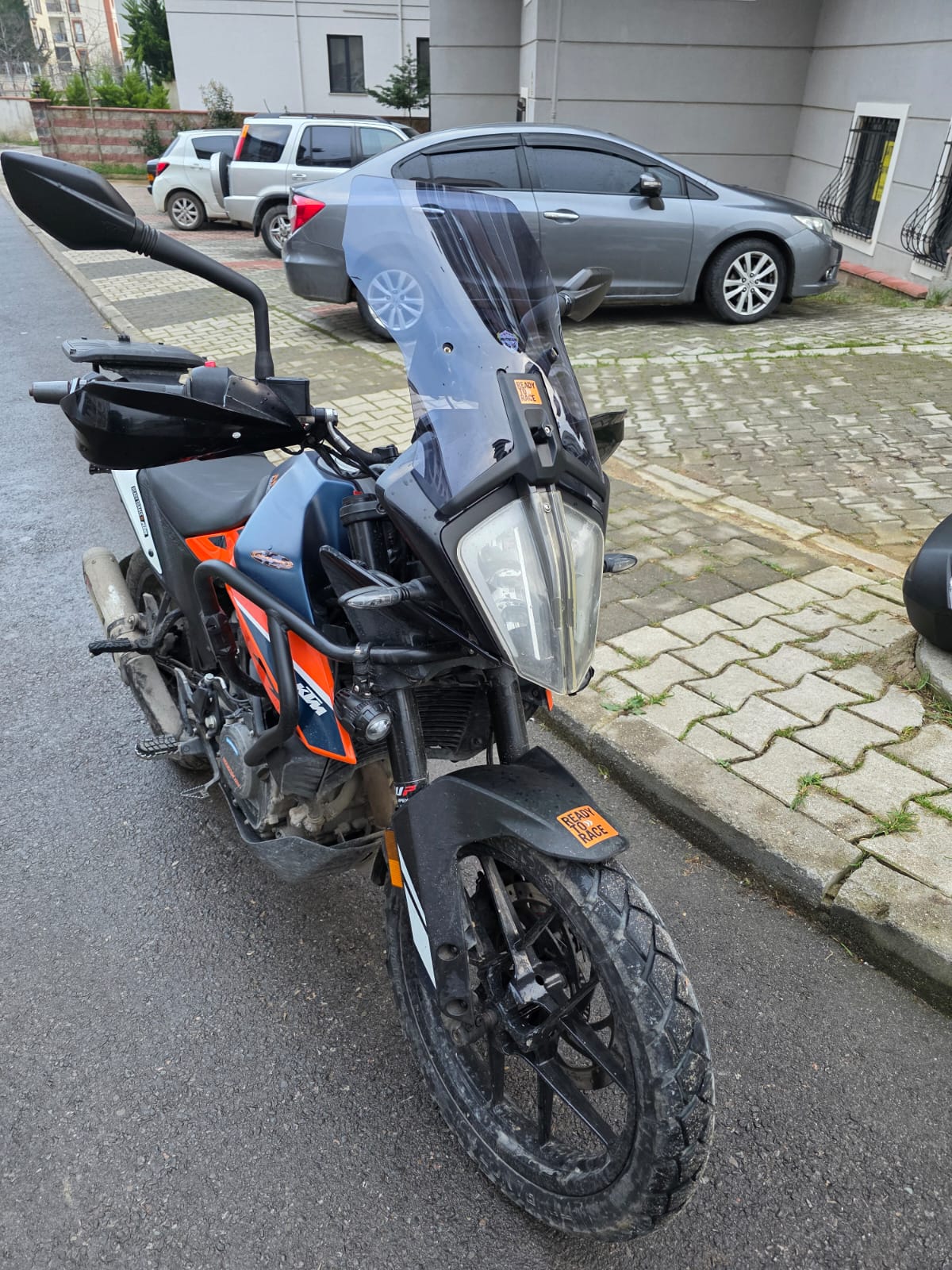 KTM Duke 390 Siperlik Ön Cam 2013-2023 Model 44cm Füme Renkli ORİJİNAL BOYLU