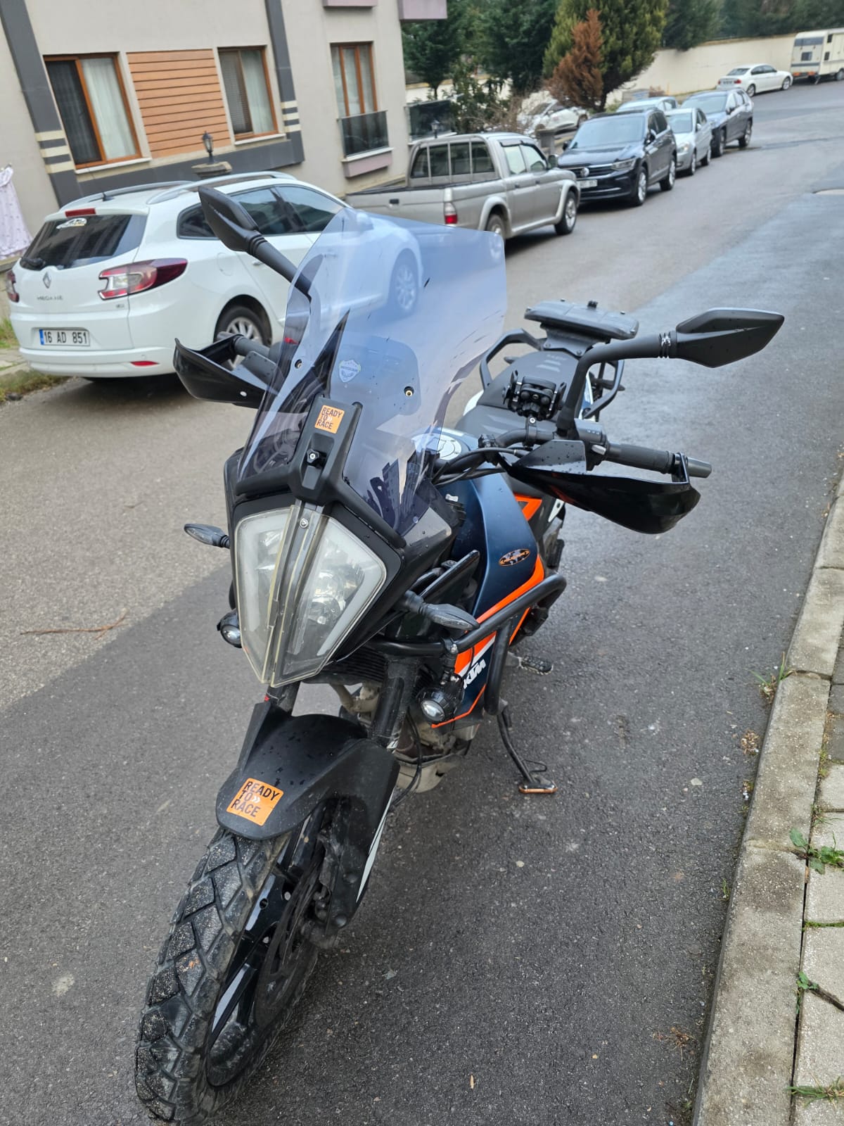 KTM Duke 390 Siperlik Ön Cam 2013-2023 Model 44cm Füme Renkli ORİJİNAL BOYLU