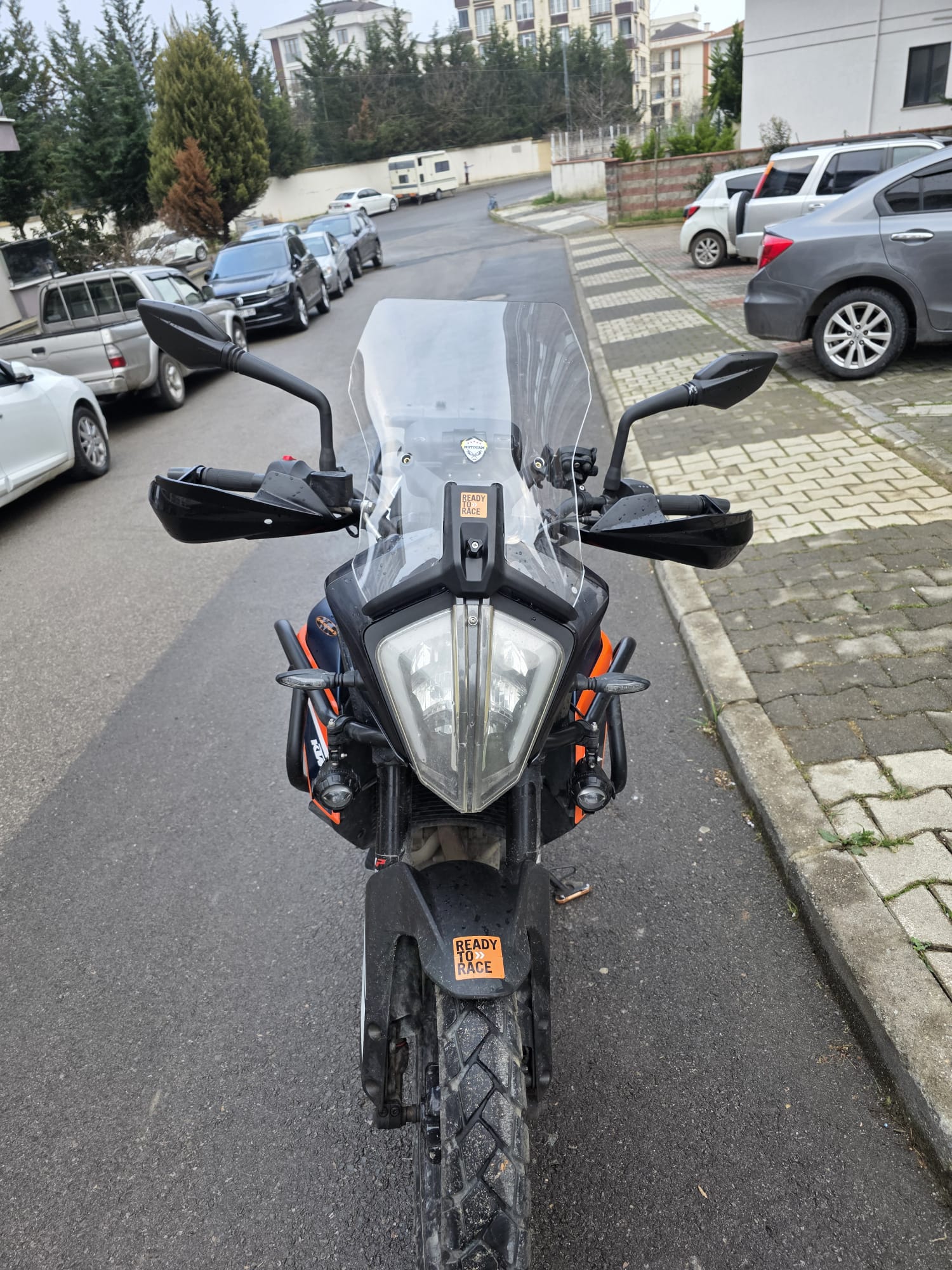 KTM Duke 390 Siperlik Ön Cam 2013-2023 Model 44cm Şeffaf Renkli ORİJİNAL BOYLU