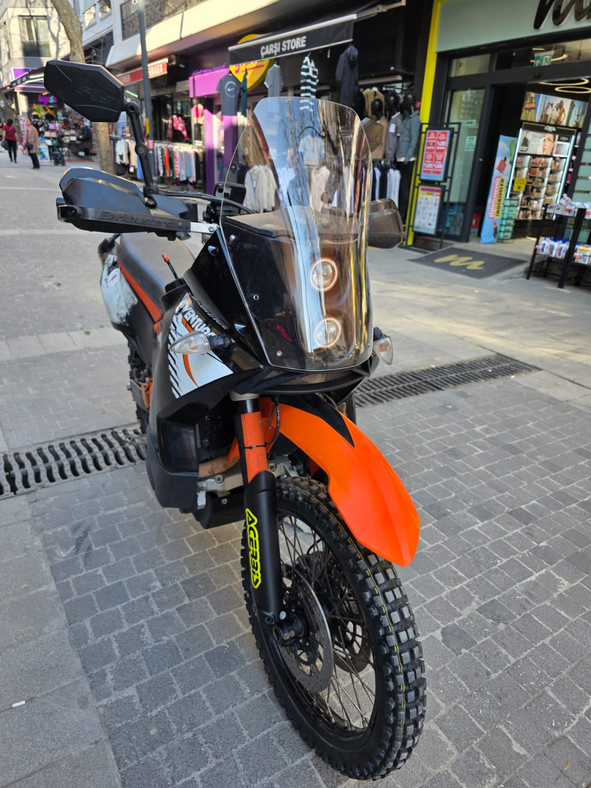 KTM 950-990 Adventure KİT RALLY Replikaa Siperlik Ön Cam 51cm Tam şeffaf Renkli 4mm