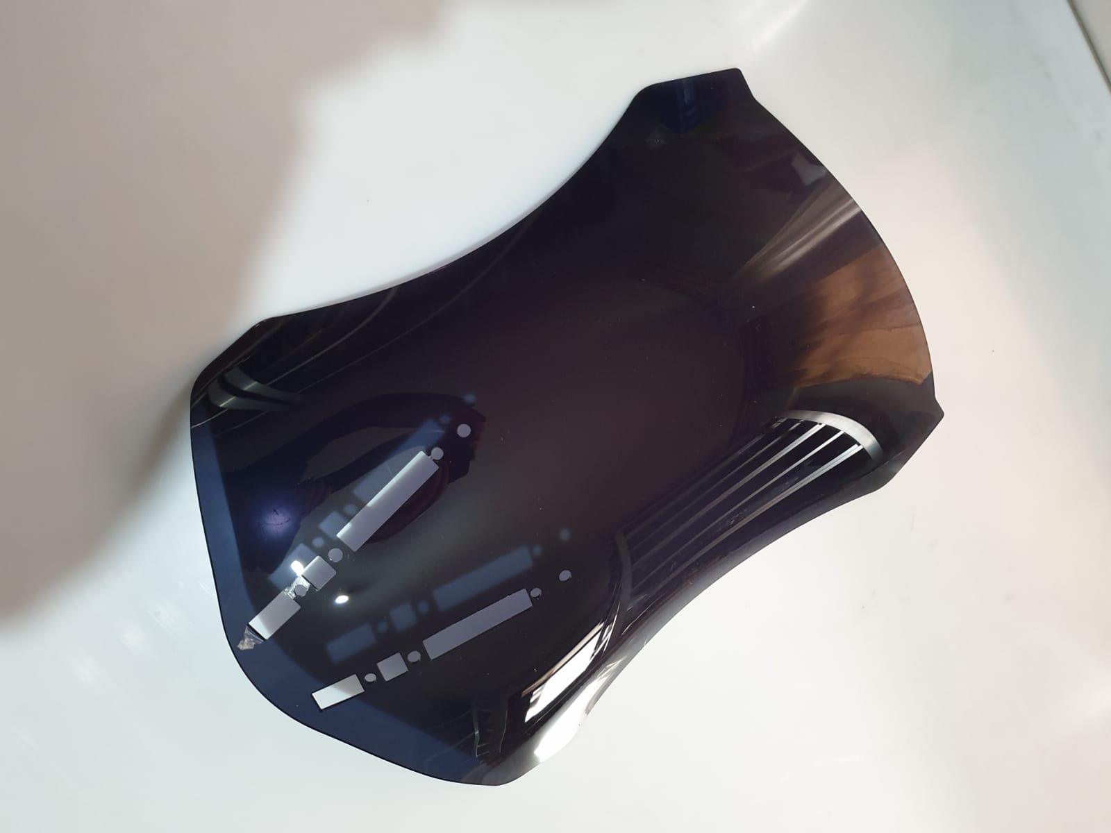 Zontes ZT 350 T2 Siperlik Ön Cam 2025 Model 55cm Siyah Renkli 4mm