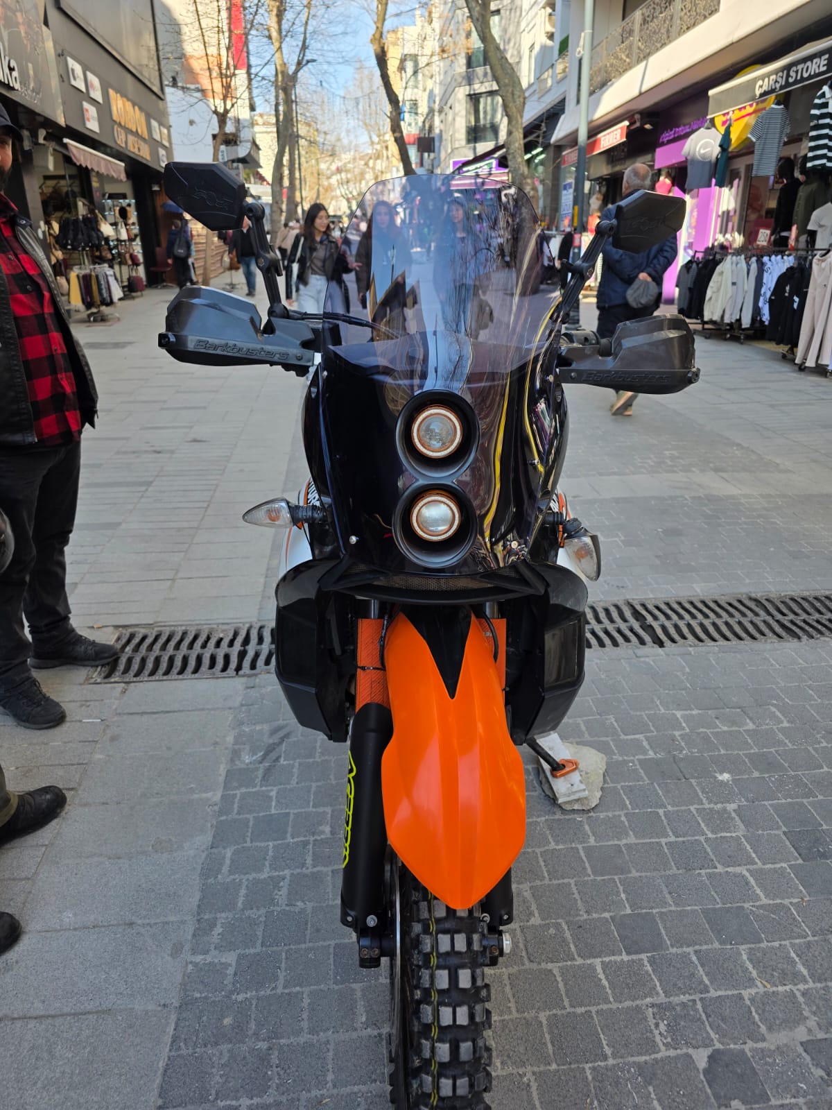 KTM 950-990 Adventure KİT RALLY Replikaa Siperlik Ön Cam 51cm Füme Renkli 4mm