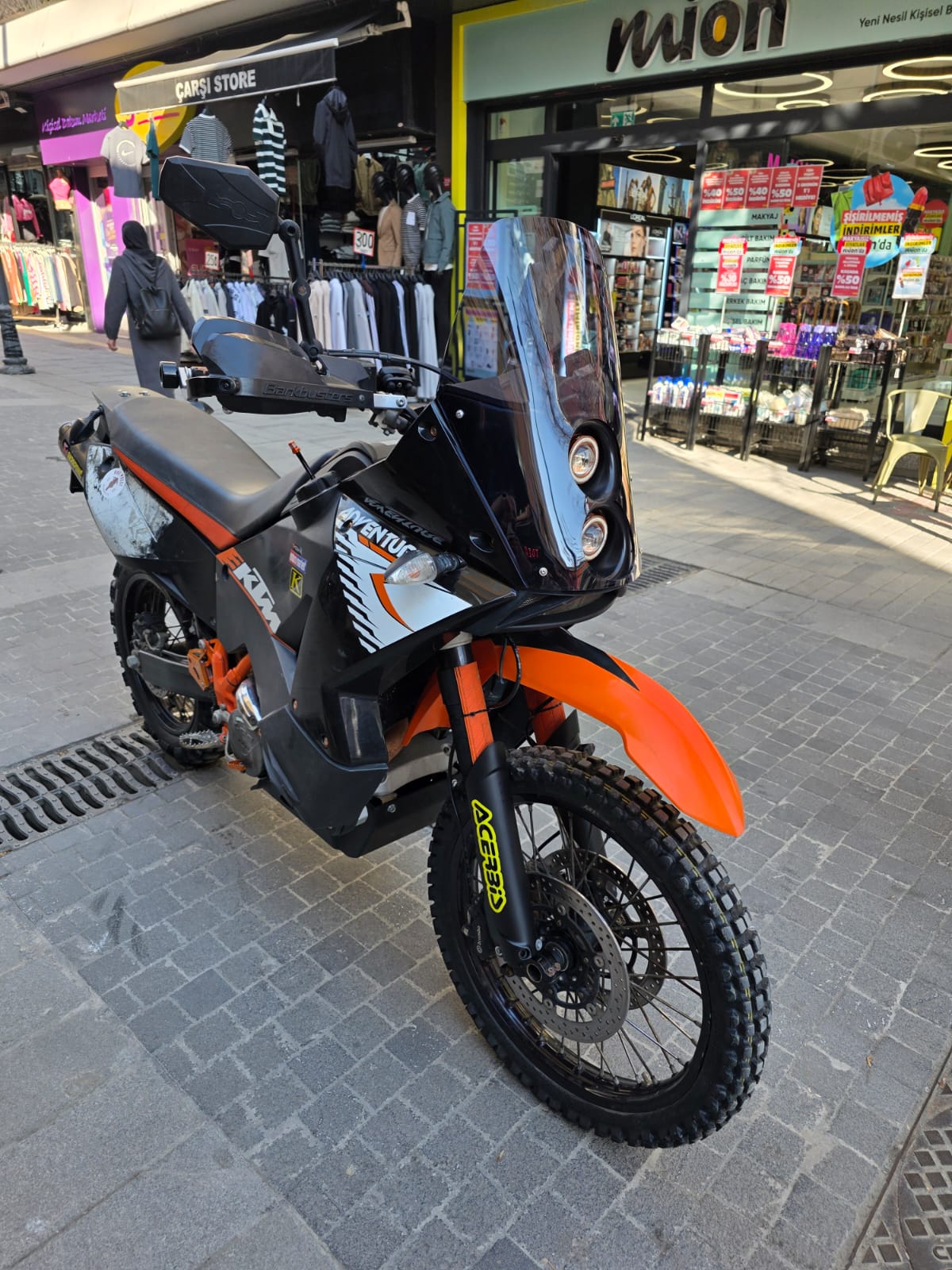 KTM 950-990 Adventure KİT RALLY Replikaa Siperlik Ön Cam 51cm Füme Renkli 4mm