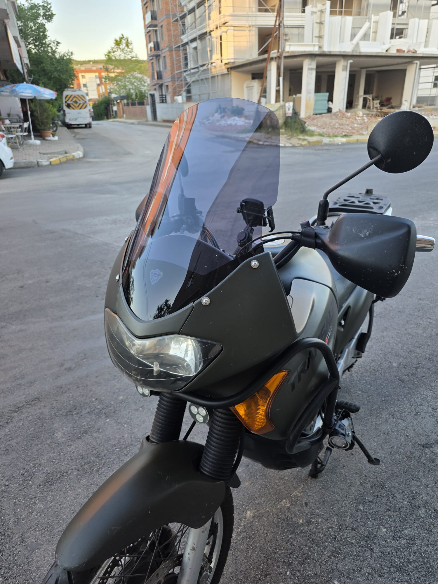 Honda Transalp XL 650 Siperlik Ön Cam 2000 2008 Model 54cm Füme Renkli 4mm