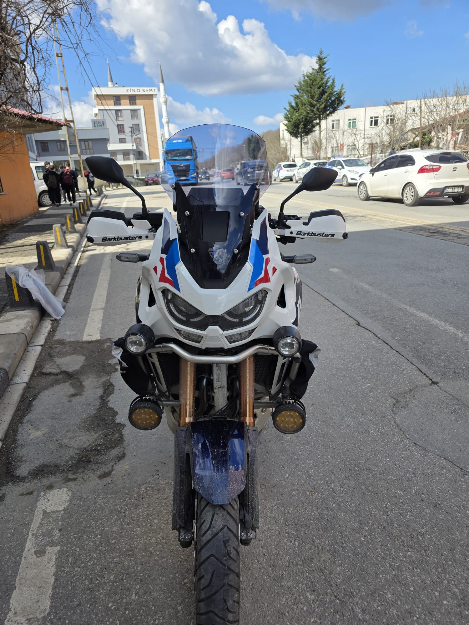 Honda Africa twin CRF 1100 L4 Ön Cam 2023-2025 Model 46cm Füme Renkli 4mm ORİJİNAL BOYLU