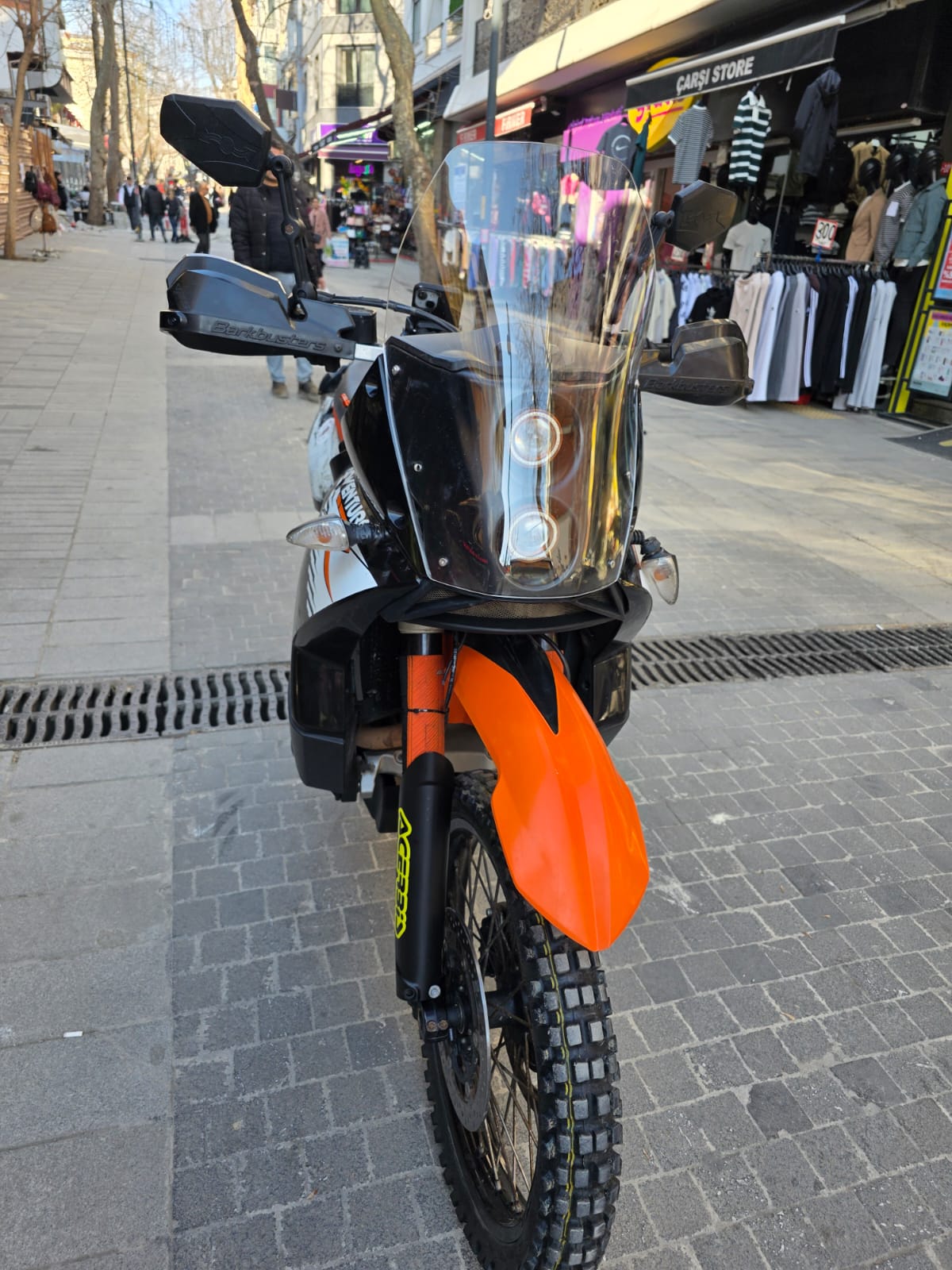 KTM 950-990 Adventure KİT RALLY Replikaa Siperlik Ön Cam 51cm Tam şeffaf Renkli 4mm