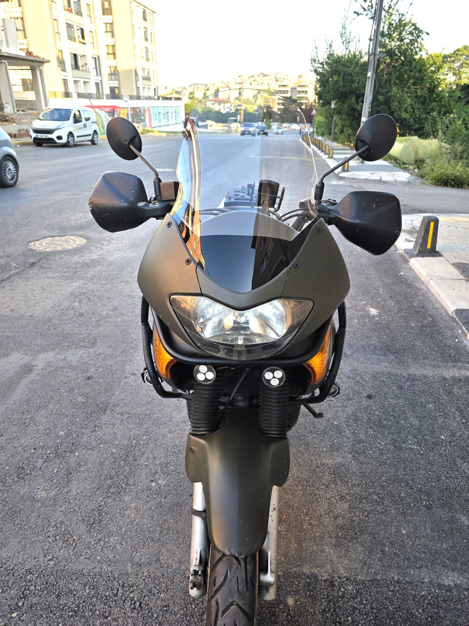 Honda Transalp XL 650 Siperlik Ön Cam 2000 2008 Model 54cm Şeffaf Renkli 4mm