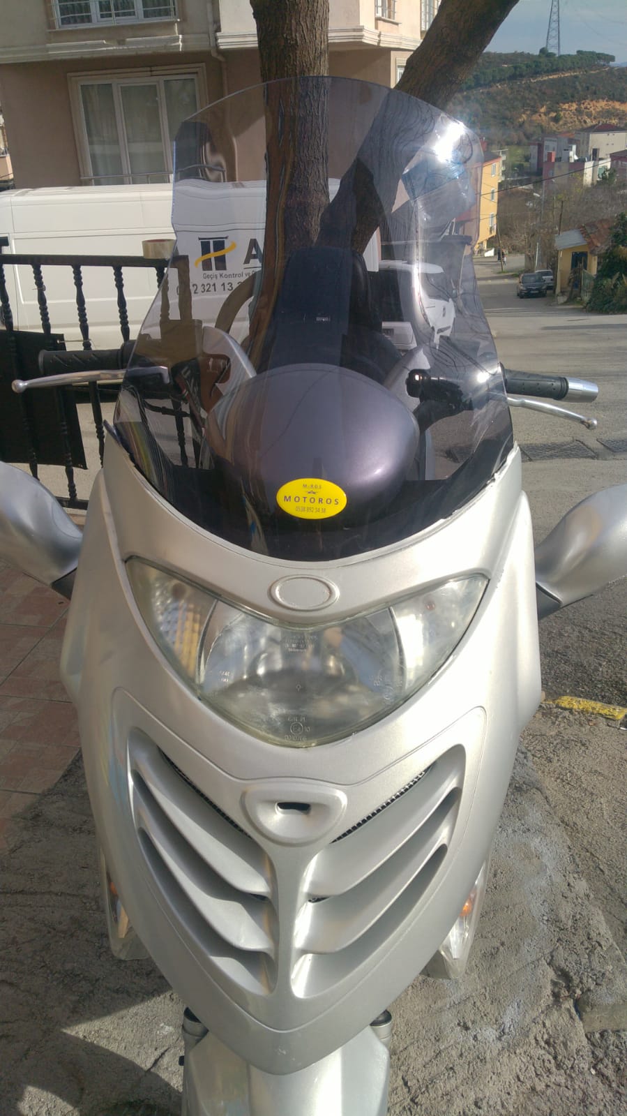 Kymco Grandink Siperlik Ön Cam 2004 2008 Model 52cm Füme Renkli 4mm