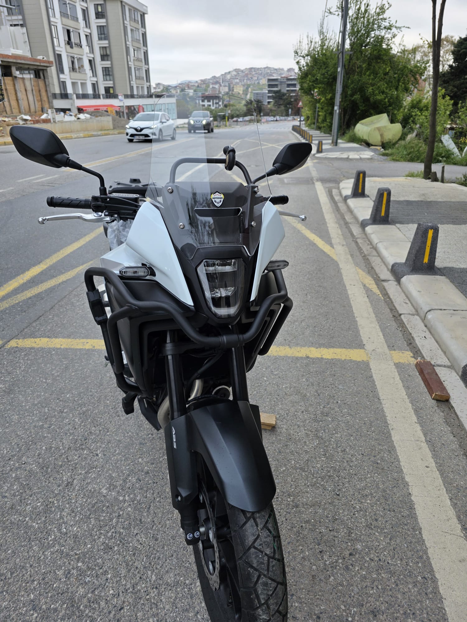 Honda NX 500 Ön Cam 34cm 2025 Model Şeffaf Renkli 4mm Orijinal Boylu