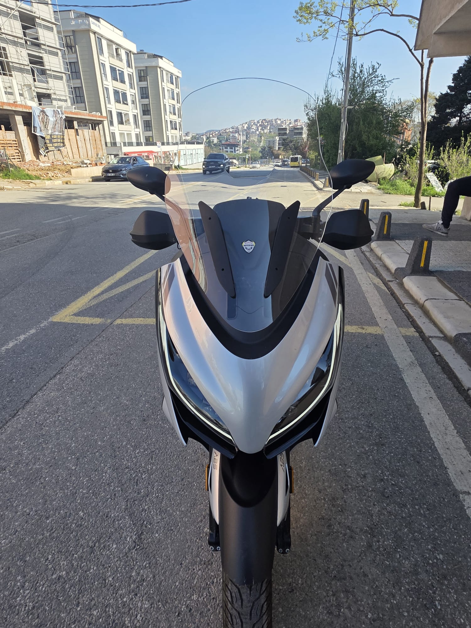 Zontes ZT 250 T-E Siperlik Ön Cam 2023-2025 Model 73cm Şeffaf Renkli 4mm