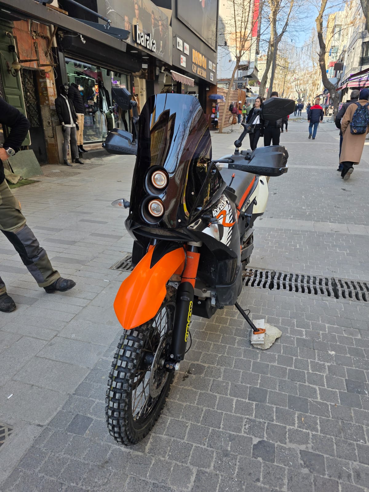 KTM 950-990 Adventure KİT RALLY Replikaa Siperlik Ön Cam 51cm Siyah Renkli 4mm
