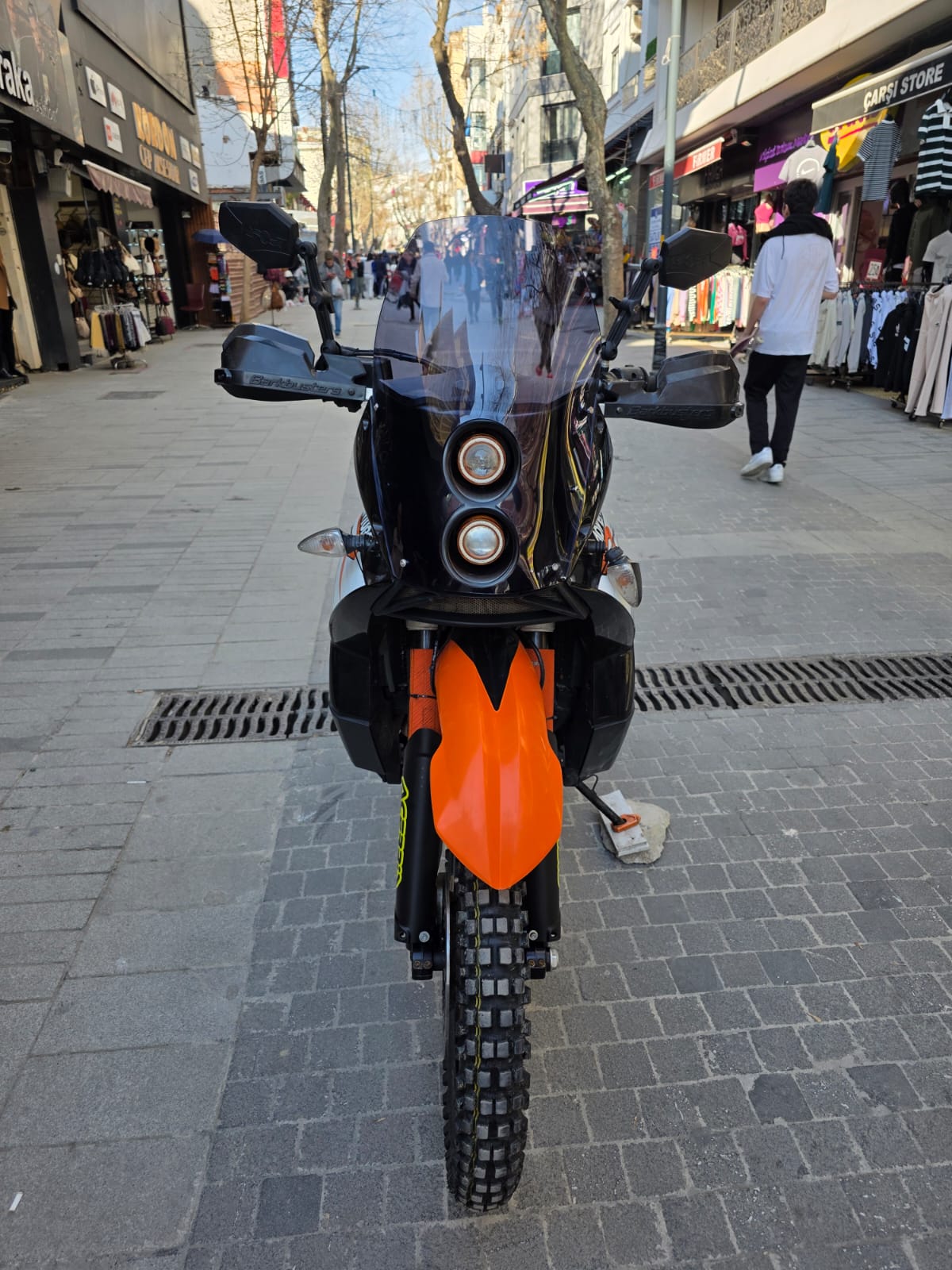 KTM 950-990 Adventure KİT RALLY Replikaa Siperlik Ön Cam 51cm Füme Renkli 4mm