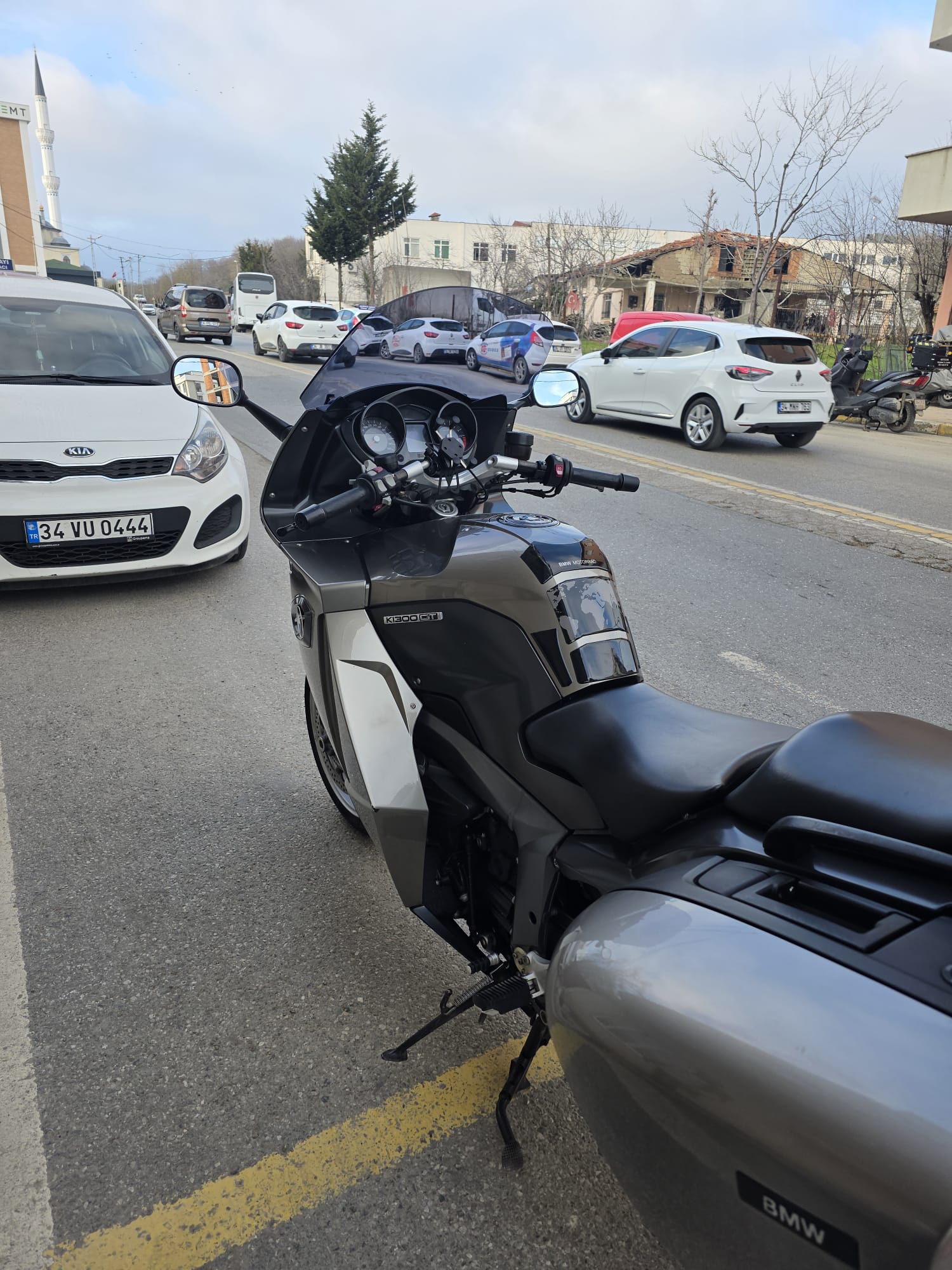 BMW K 1300 GT Siperlik Ön Cam 2009 Model 63cm Füme Renkli 4mm
