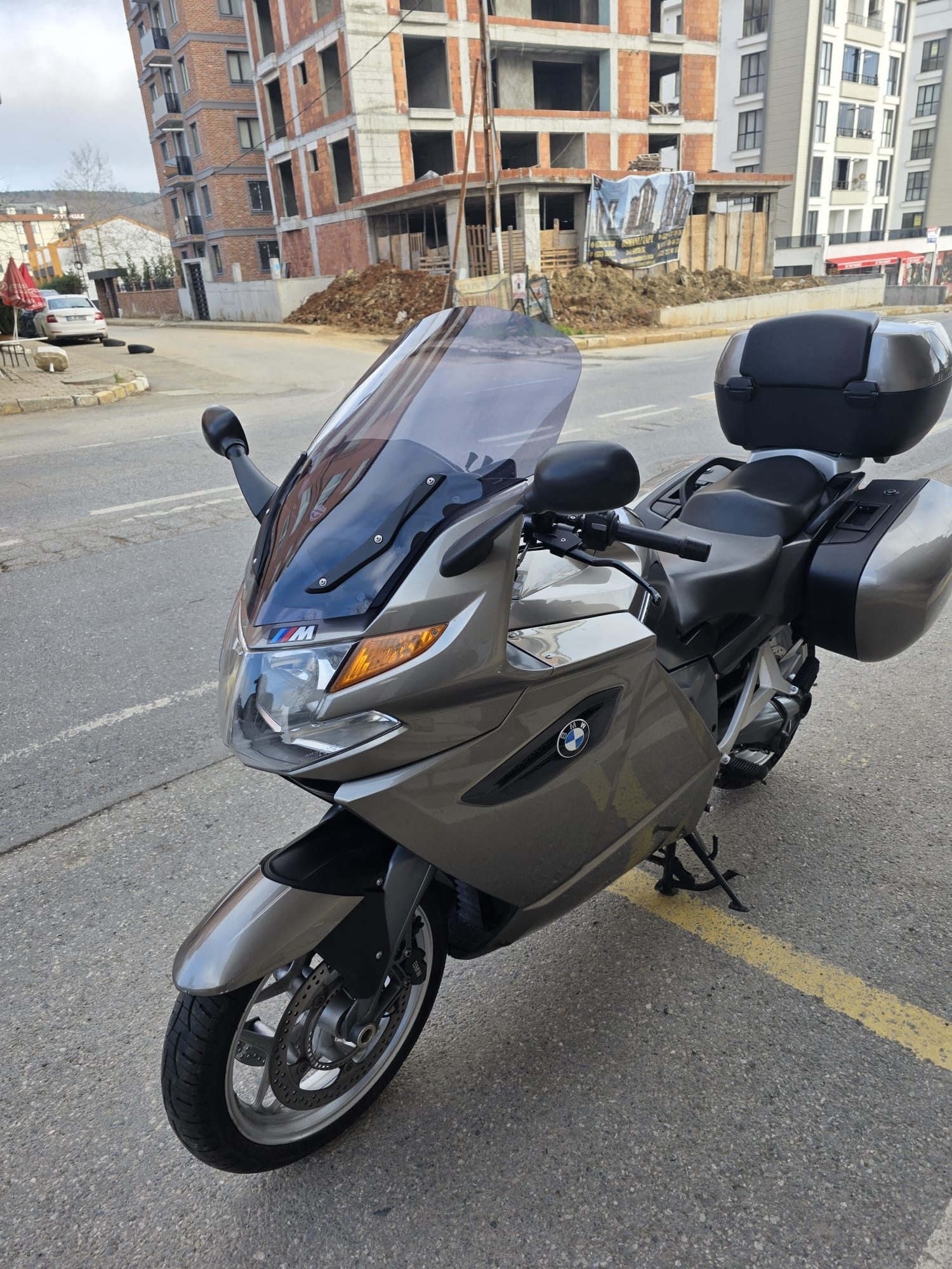 BMW K 1300 GT Siperlik Ön Cam 2009 Model 63cm Füme Renkli 4mm