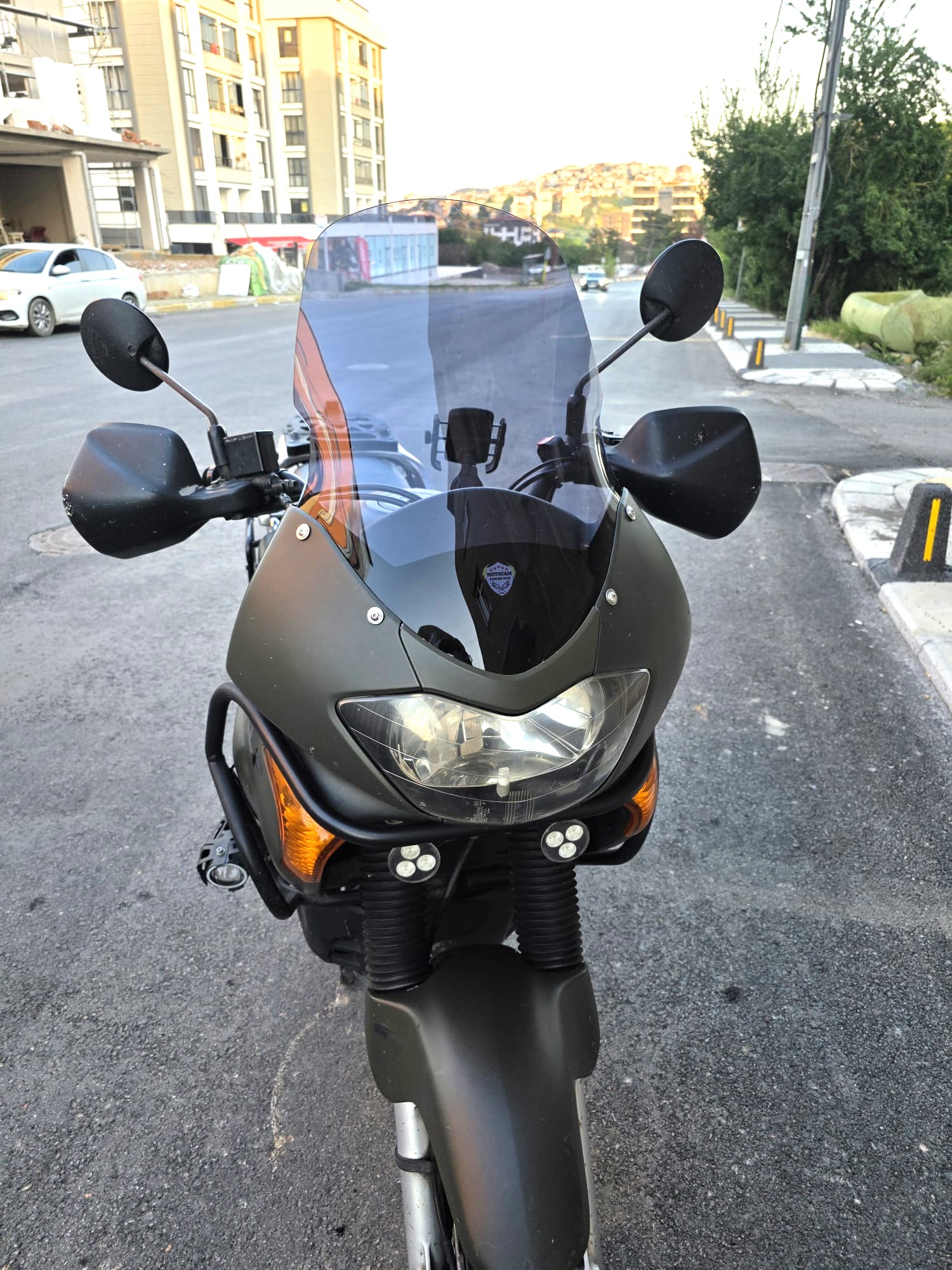 Honda Transalp XL 650 Siperlik Ön Cam 2000 2008 Model 54cm Füme Renkli 4mm