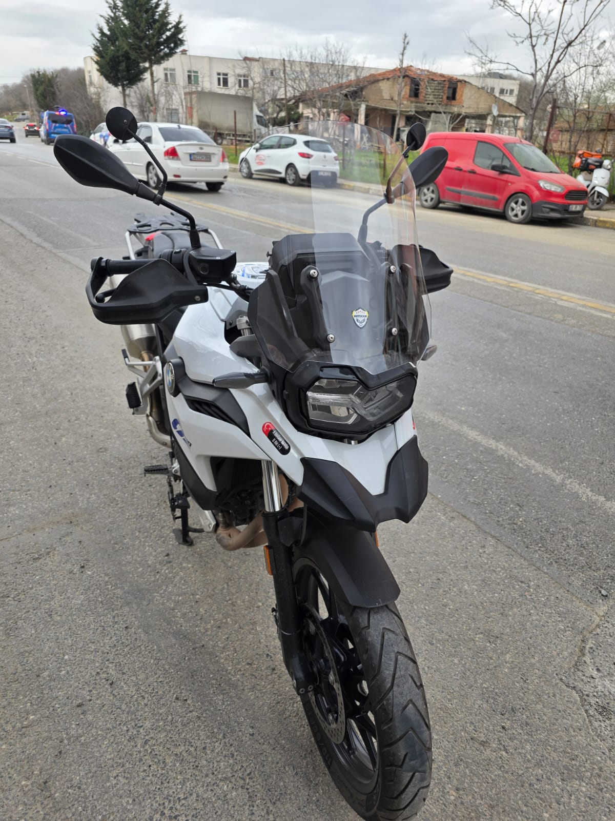 Bmw F800 GS Siperlik Ön Cam 2023-2025 Model 44cm Şeffaf Renkli 4mm
