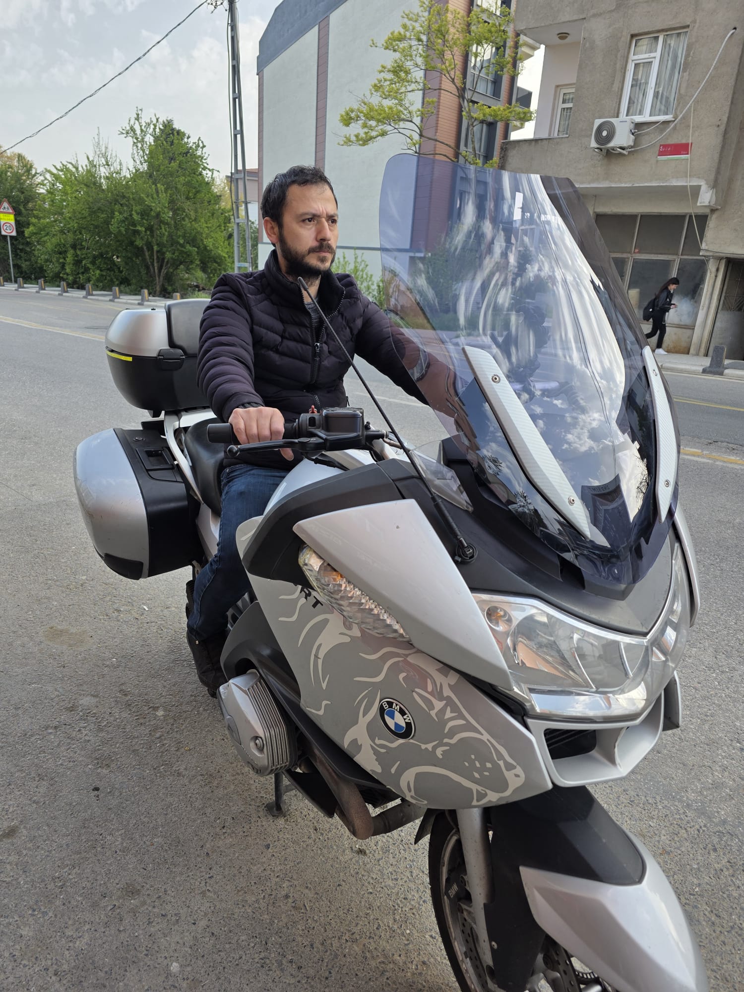 BMW R 1200 RT Siperlik Ön Cam 2005-2015 Model 70cm Füme Renkli 4mm