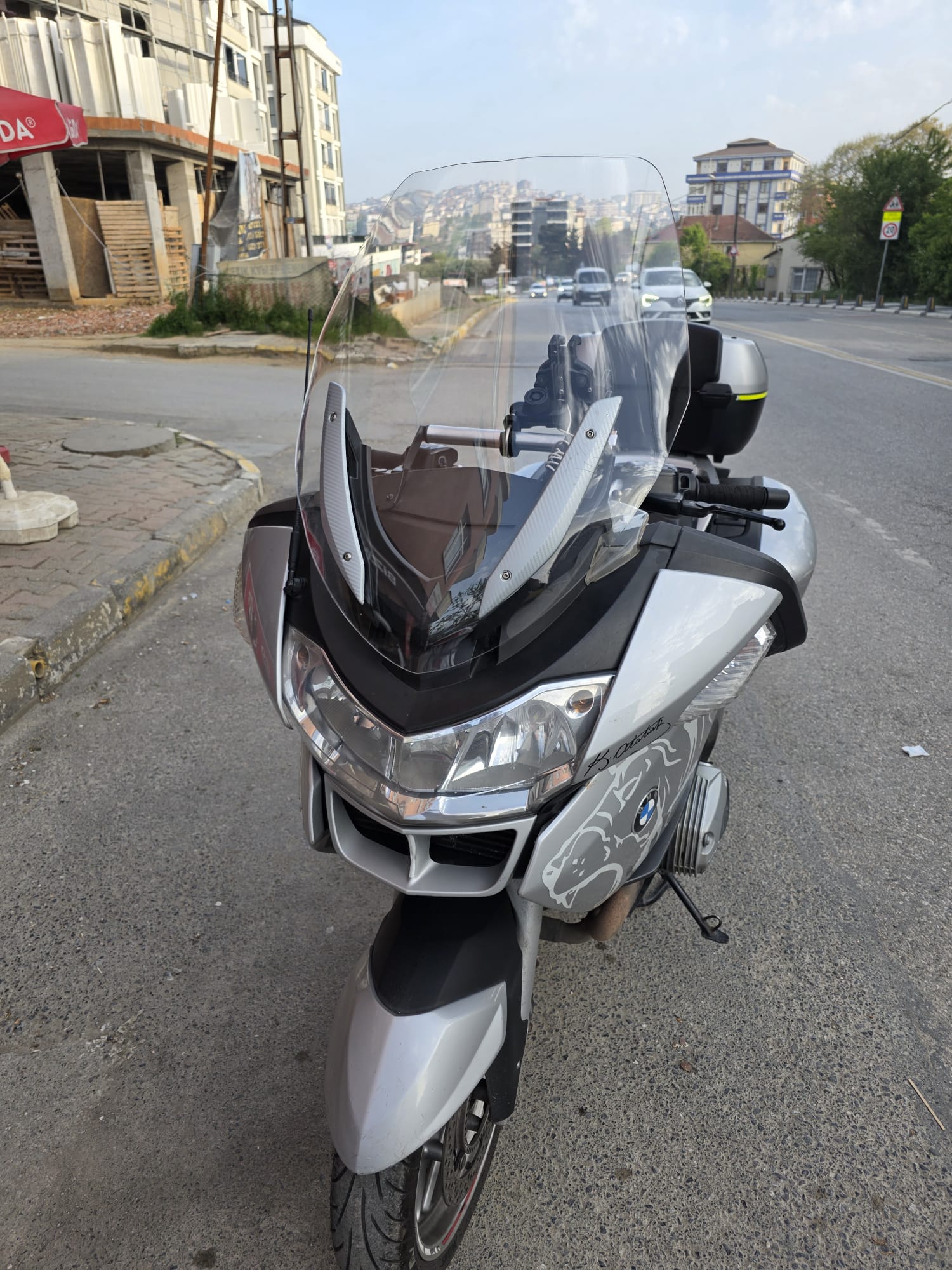 BMW R 1200 RT Siperlik Ön Cam 2005-2015 Model 70cm Şeffaf Renkli 4mm