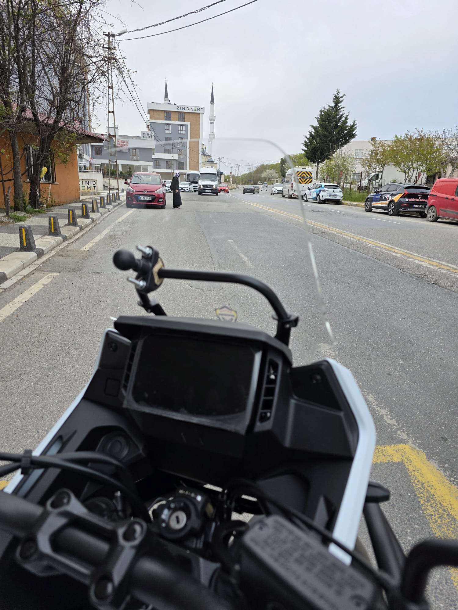 Honda NX 500 Ön Cam 34cm 2025 Model Şeffaf Renkli 4mm Orijinal Boylu