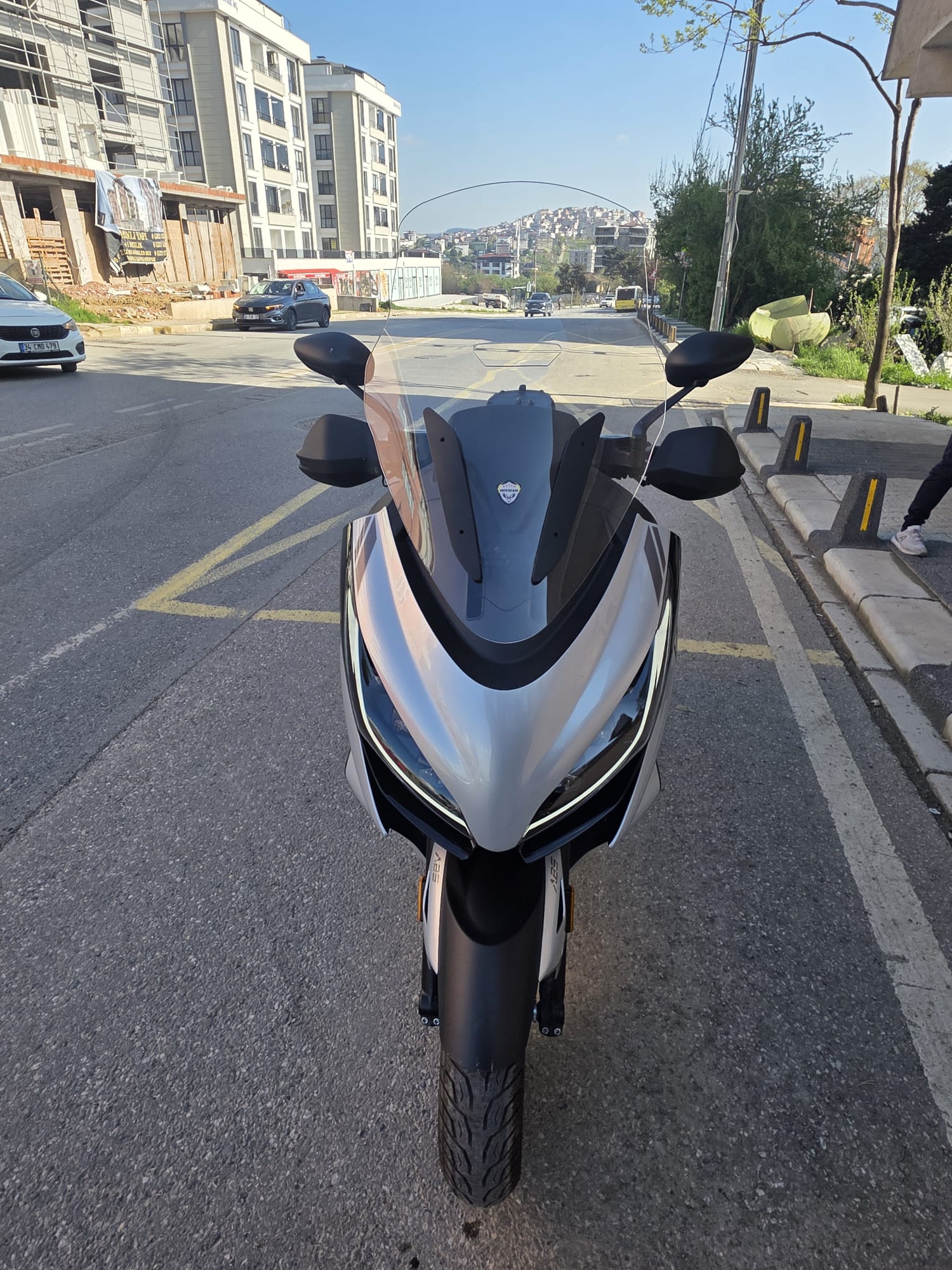 Zontes ZT 250 T-E Siperlik Ön Cam 2023-2025 Model 73cm Şeffaf Renkli 4mm
