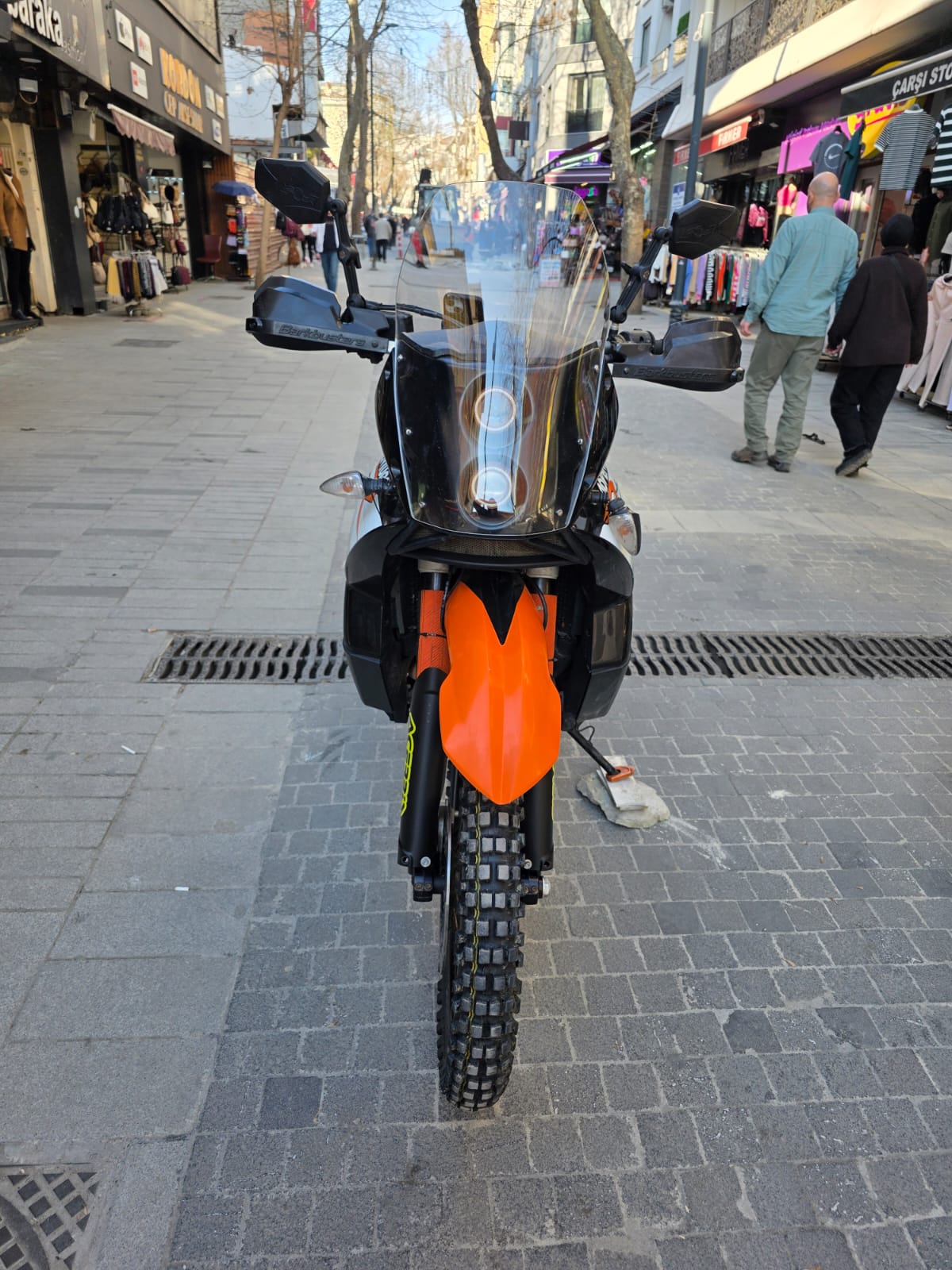 KTM 950-990 Adventure KİT RALLY Replikaa Siperlik Ön Cam 51cm Tam şeffaf Renkli 4mm