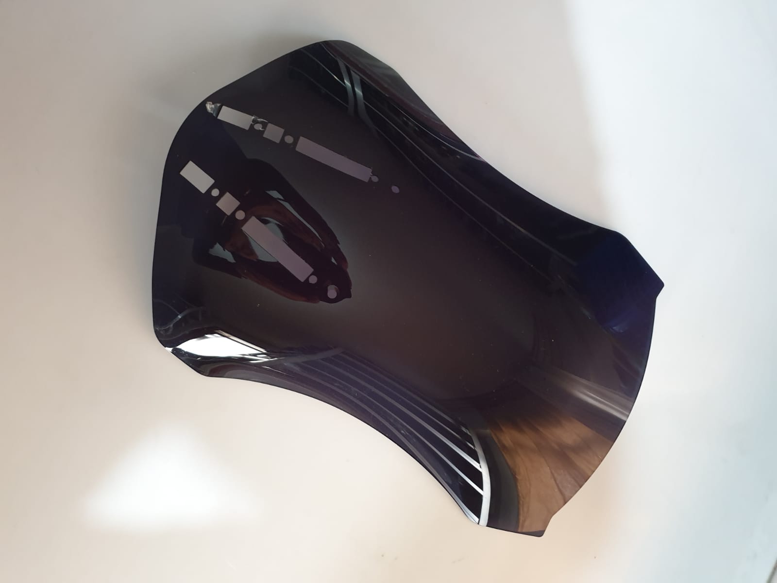 Zontes ZT 350 T2 Siperlik Ön Cam 2025 Model 55cm Siyah Renkli 4mm