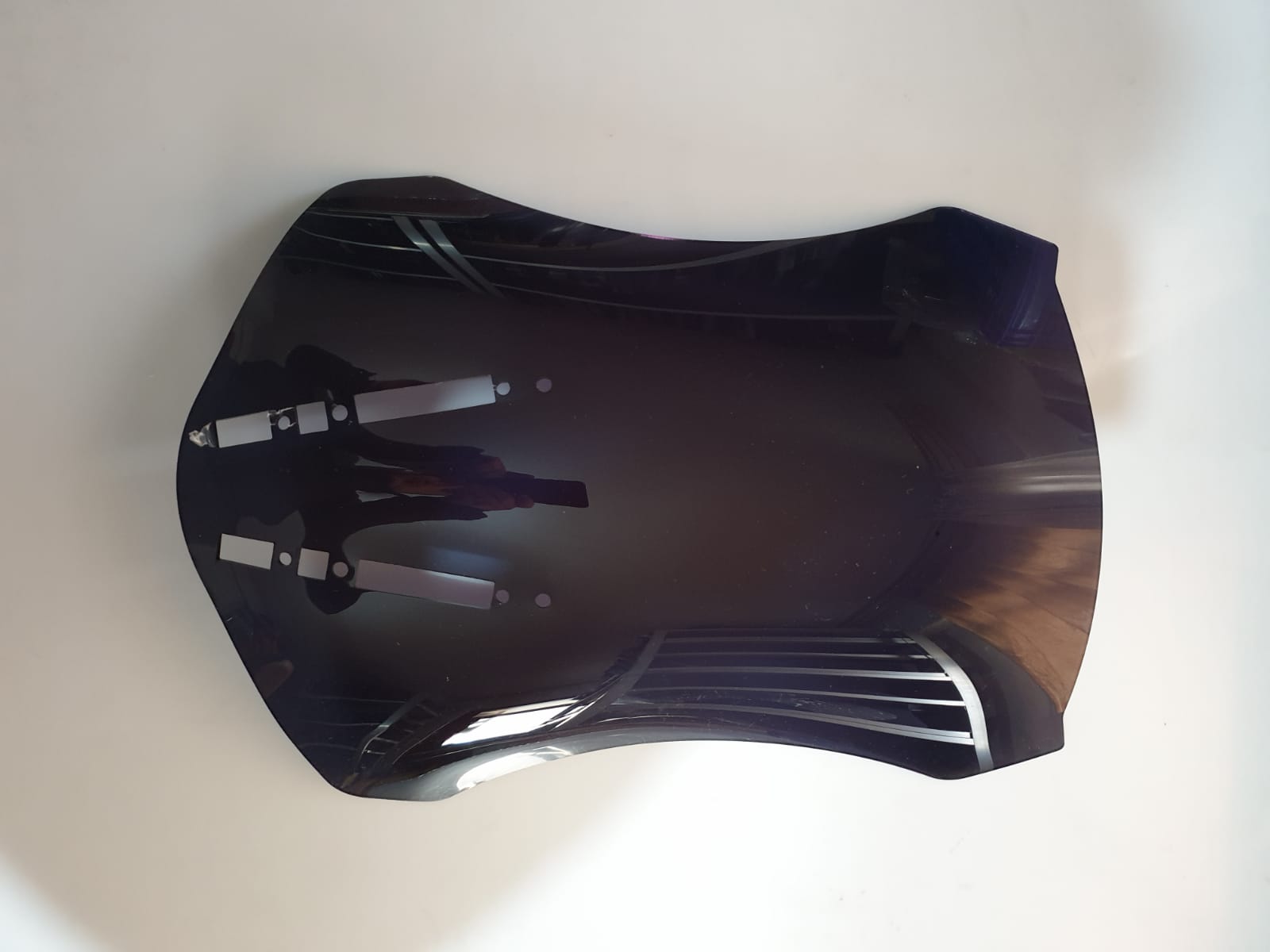 Zontes ZT 350 T2 Siperlik Ön Cam 2025 Model 55cm Siyah Renkli 4mm