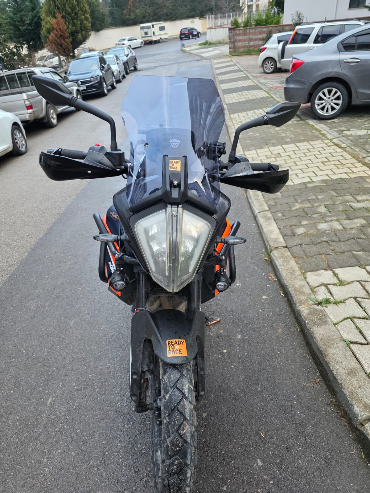 KTM Duke 390 Siperlik Ön Cam 2013-2023 Model 44cm Füme Renkli ORİJİNAL BOYLU