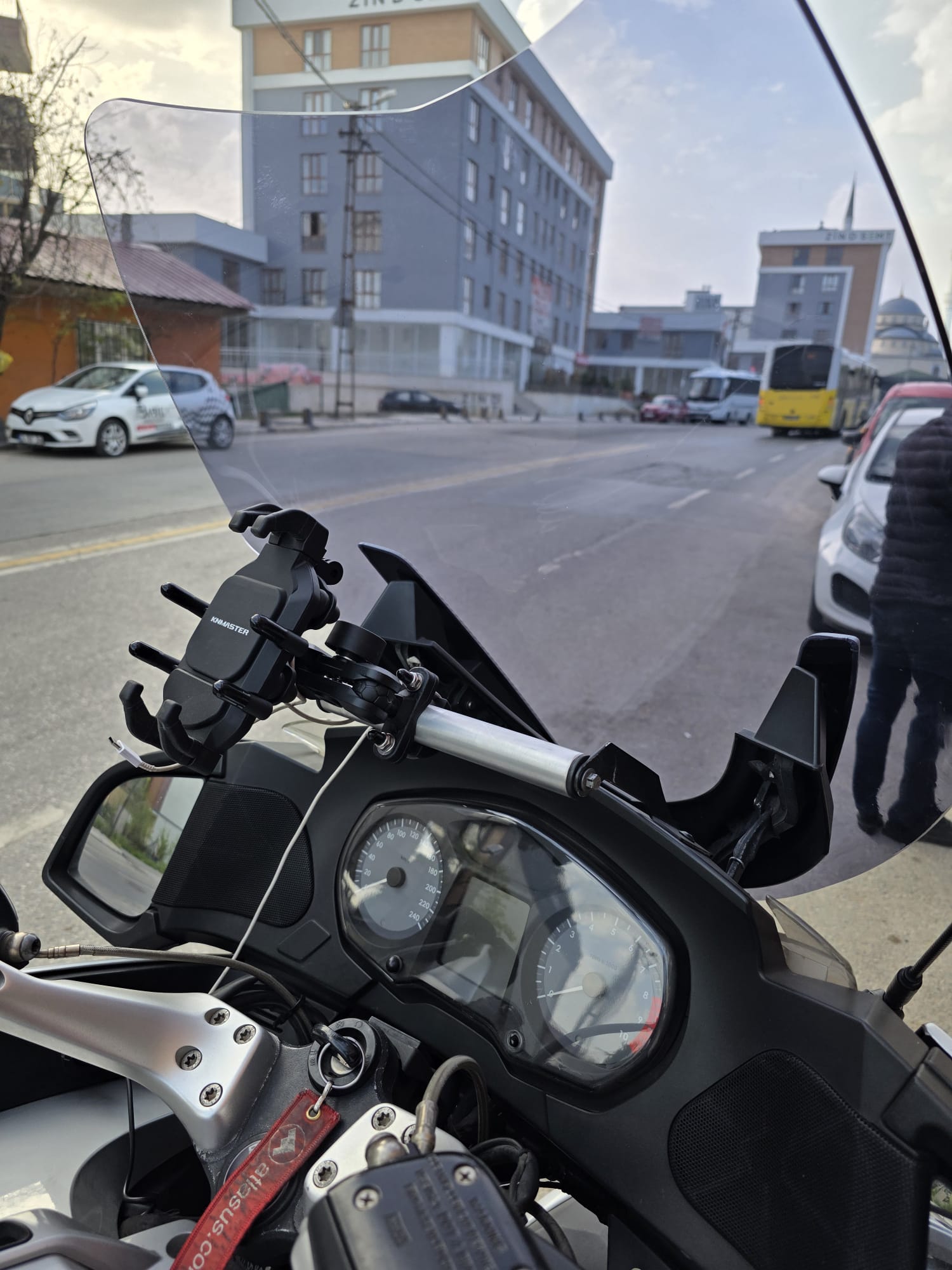 BMW R 1200 RT Siperlik Ön Cam 2005-2015 Model 70cm Füme Renkli 4mm