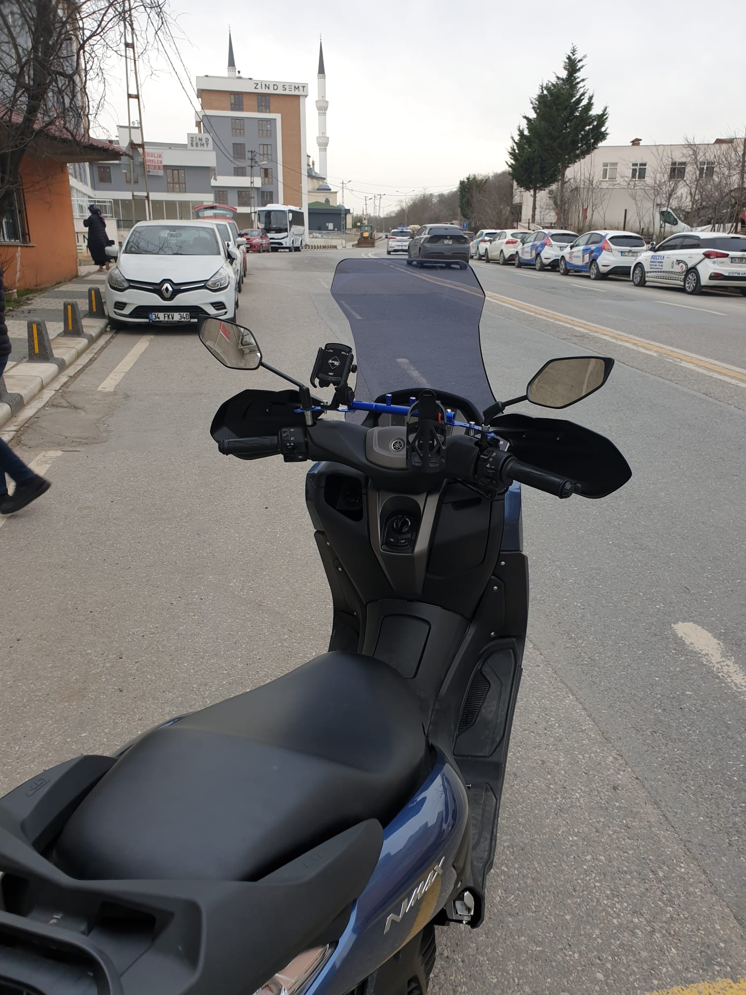 Yamaha Nmax Siperlik Ön Cam 2021-2025 Model 72cm Füme Renkli 4mm UZUN CAM