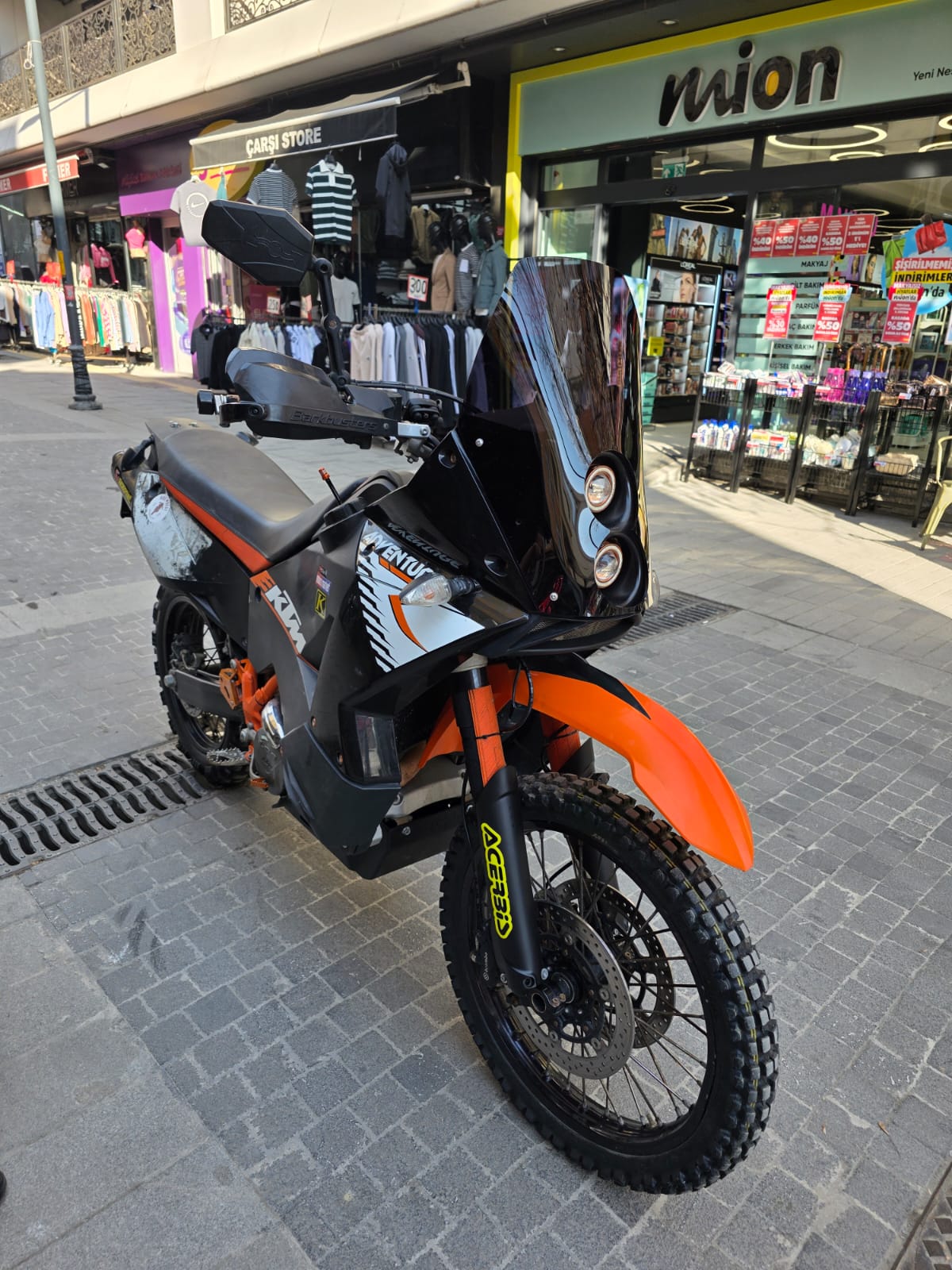 KTM 950-990 Adventure KİT RALLY Replikaa Siperlik Ön Cam 51cm Siyah Renkli 4mm