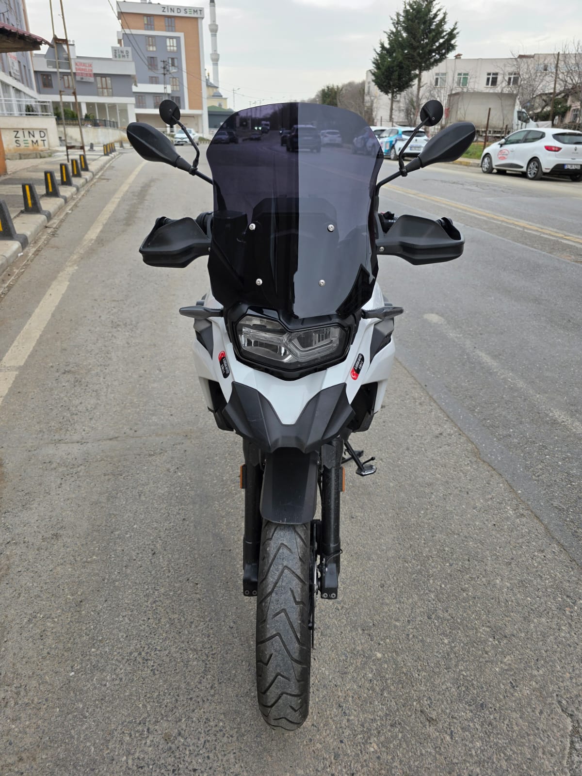 Bmw F800 GS Siperlik Ön Cam 2023-2025 Model 44cm Siyah Renkli 4mm