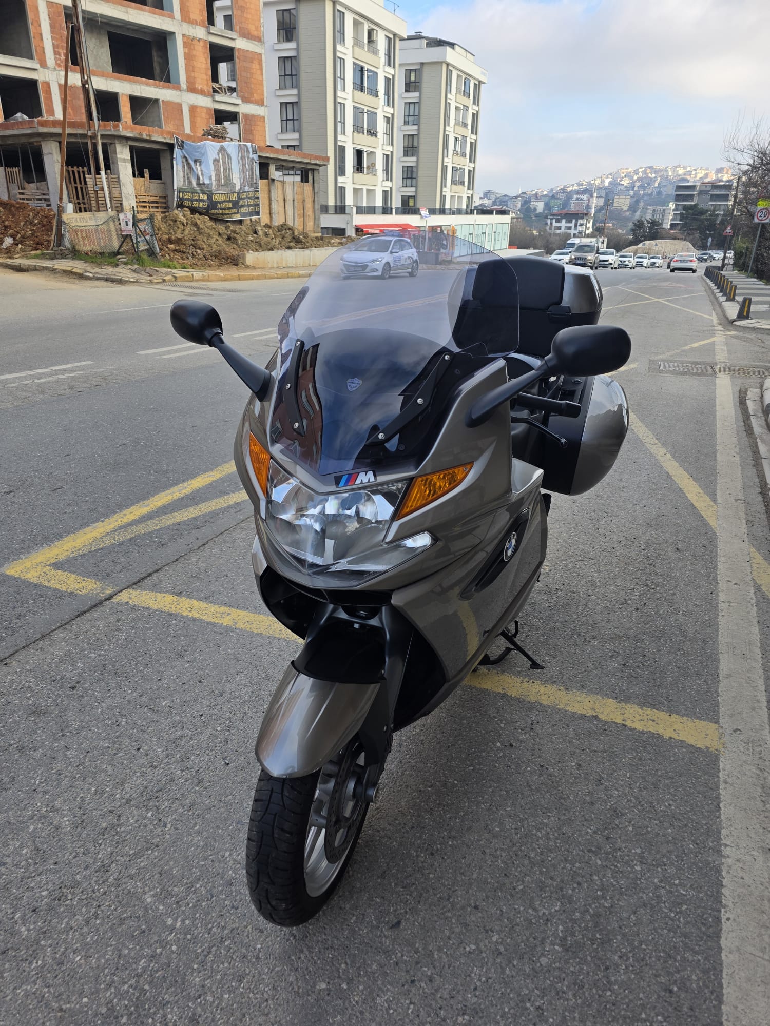 BMW K 1300 GT Siperlik Ön Cam 2009 Model 63cm Füme Renkli 4mm