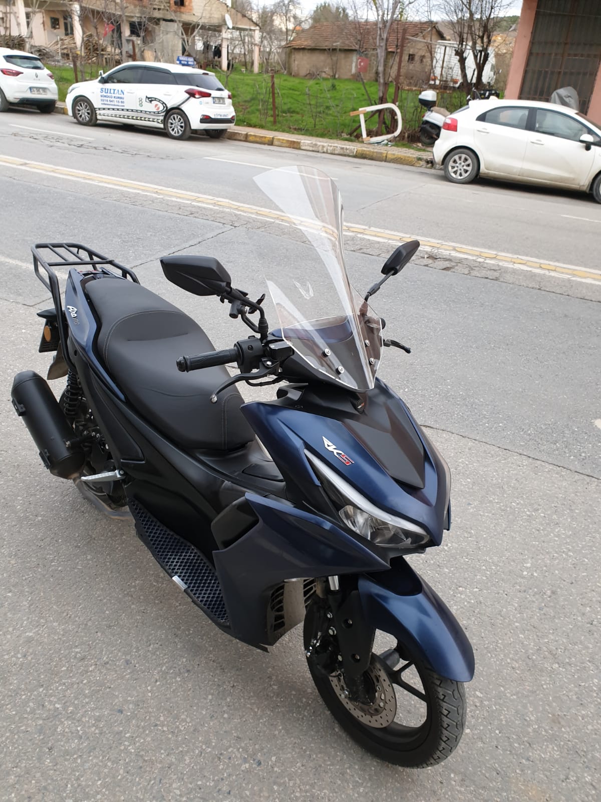 RKS Arome 125 Siperlik Ön Cam 2023-2025 Model 54cm Şeffaf Renkli