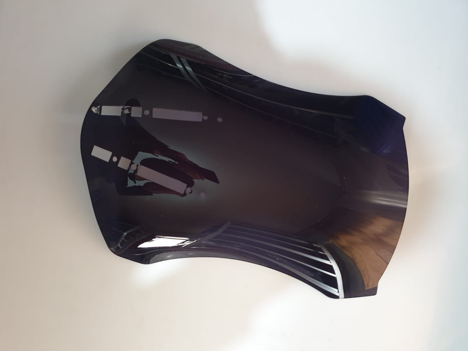 Zontes ZT 350 T2 Siperlik Ön Cam 2025 Model 55cm Siyah Renkli 4mm