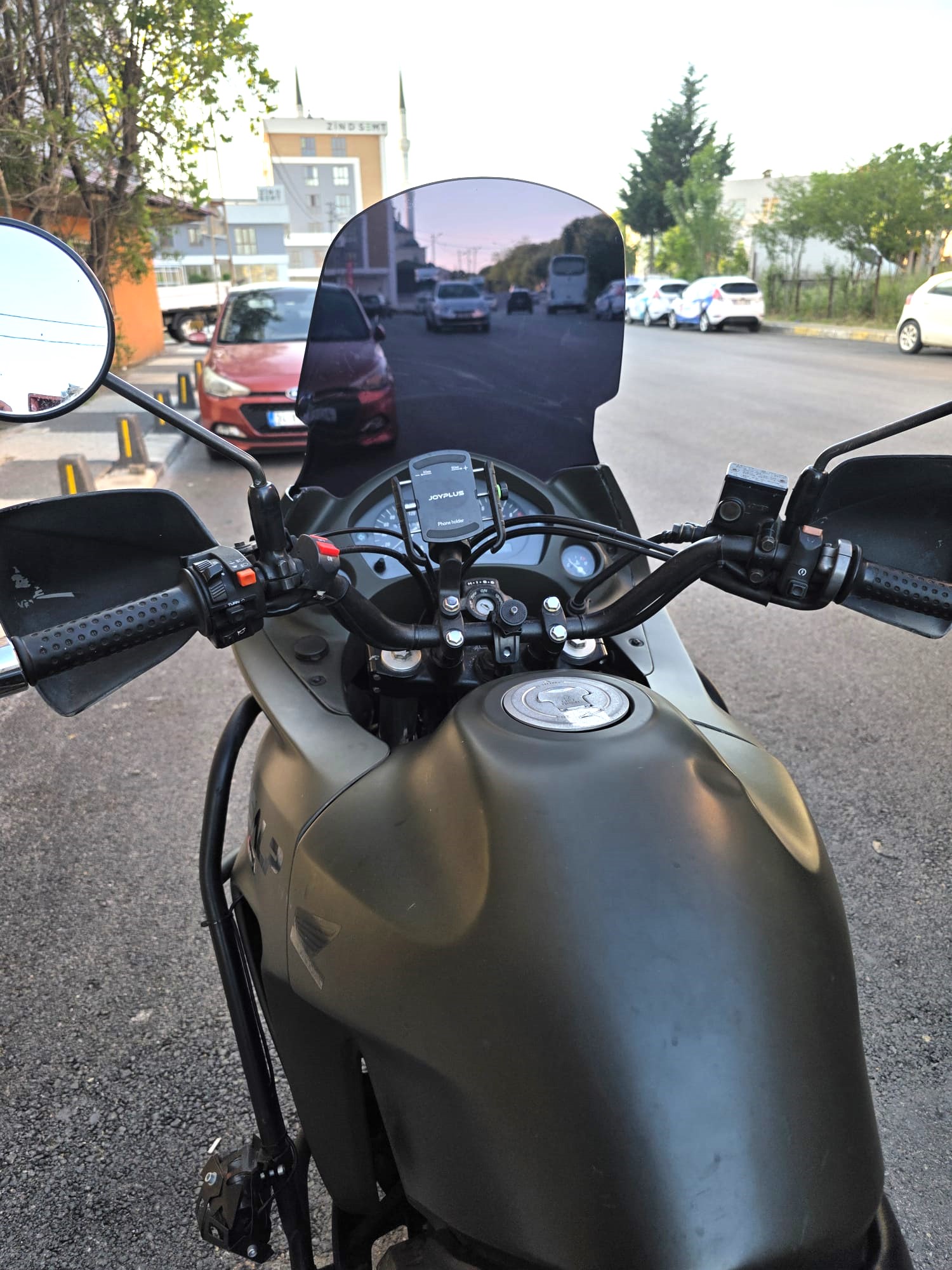Honda Transalp XL 650 Siperlik Ön Cam 2000 2008 Model 54cm Siyah Renkli 4mm