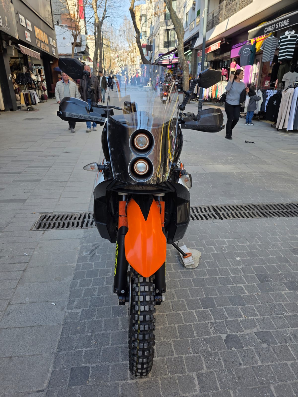 KTM 950-990 Adventure KİT RALLY Replikaa Siperlik Ön Cam 51cm Şeffaf Renkli 4mm