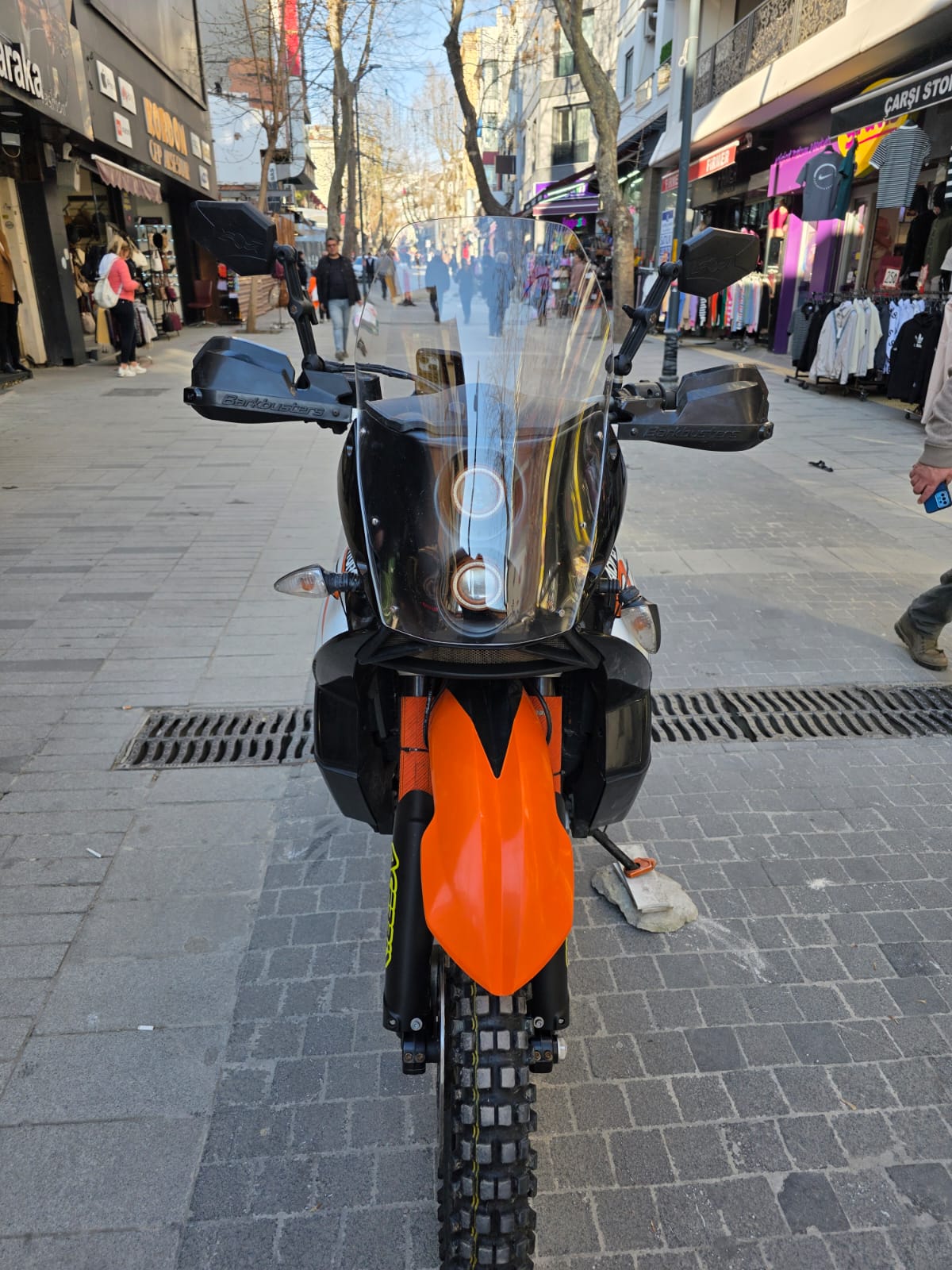 KTM 950-990 Adventure KİT RALLY Replikaa Siperlik Ön Cam 51cm Tam şeffaf Renkli 4mm