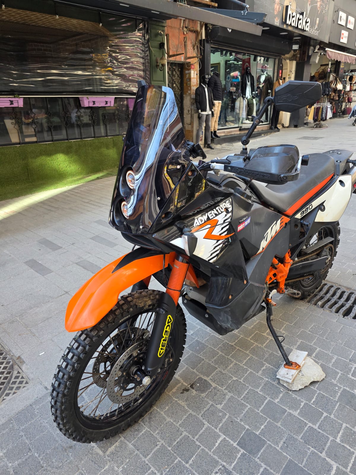 KTM 950-990 Adventure KİT RALLY Replikaa Siperlik Ön Cam 51cm Füme Renkli 4mm