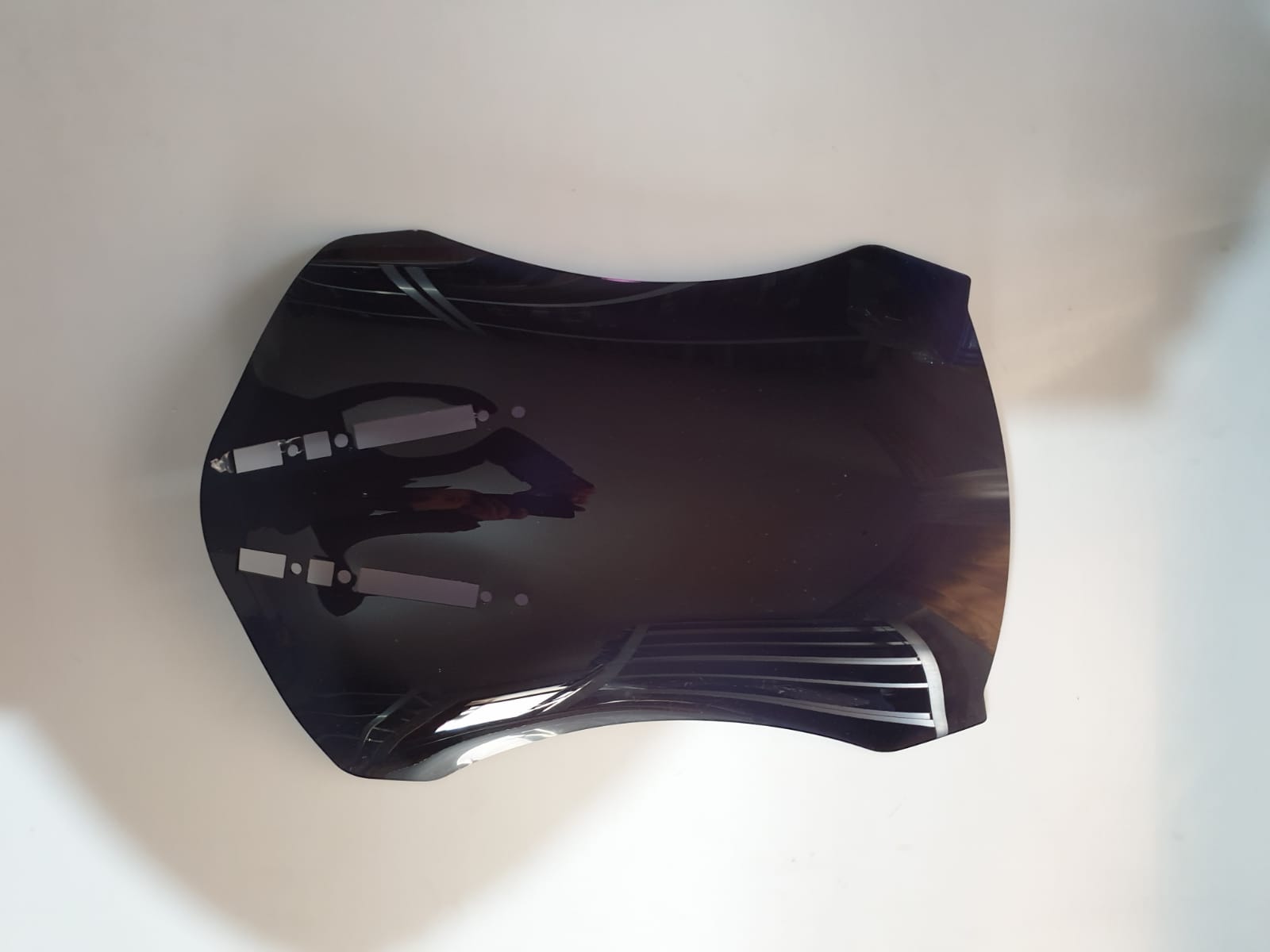 Zontes ZT 350 T2 Siperlik Ön Cam 2025 Model 55cm Siyah Renkli 4mm