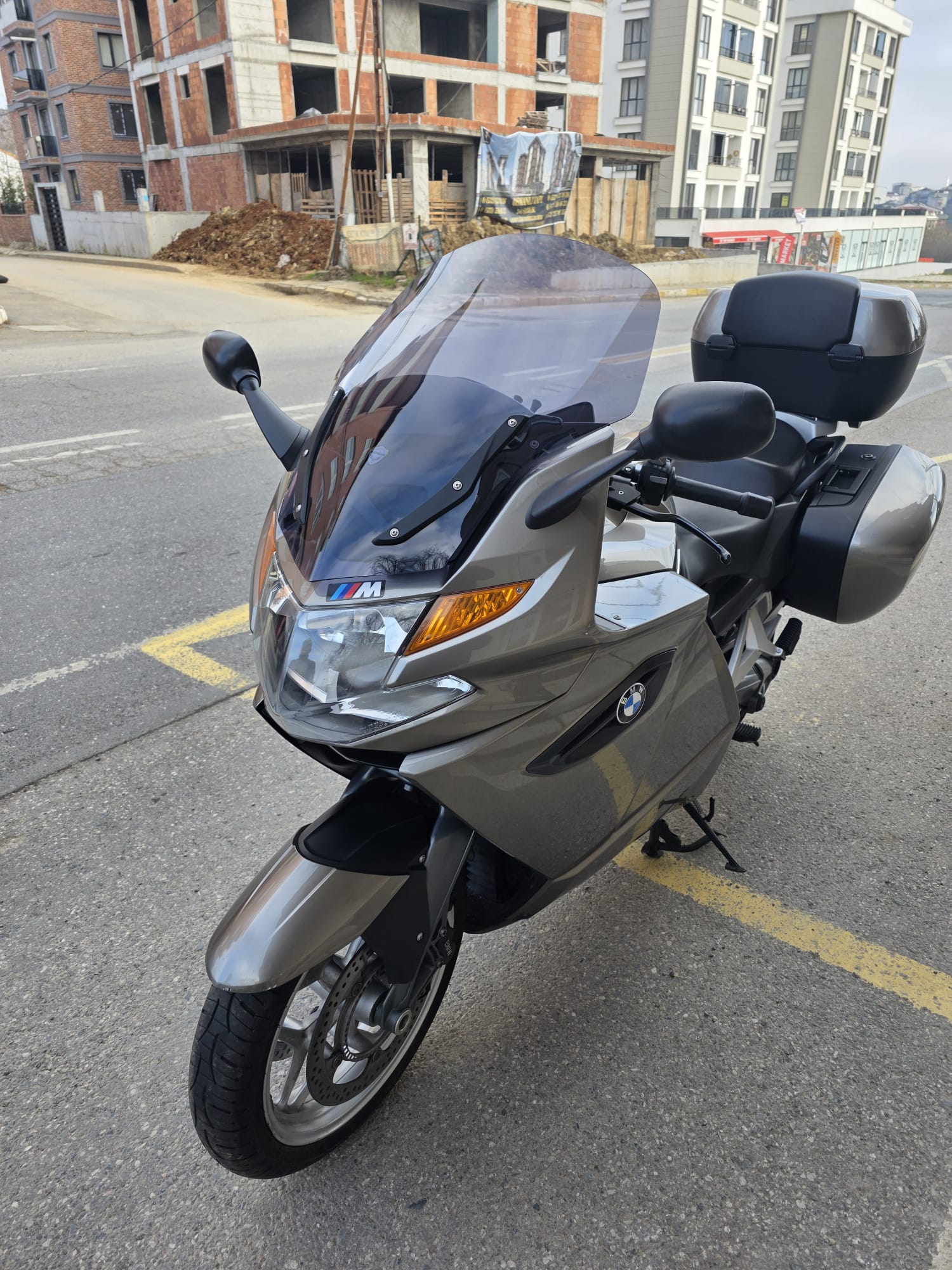 BMW K 1300 GT Siperlik Ön Cam 2009 Model 63cm Füme Renkli 4mm