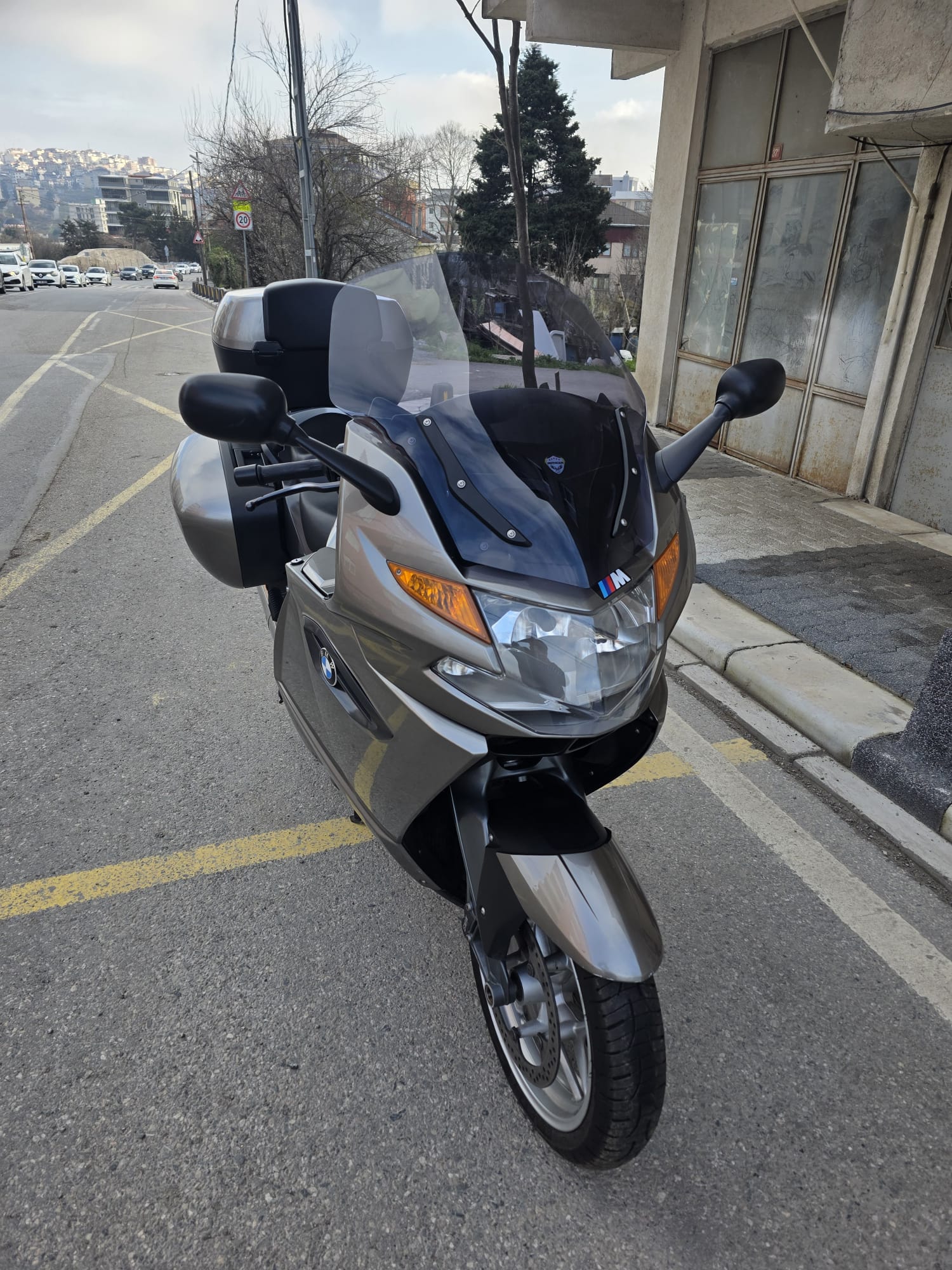 BMW K 1300 GT Siperlik Ön Cam 2009 Model 63cm Füme Renkli 4mm