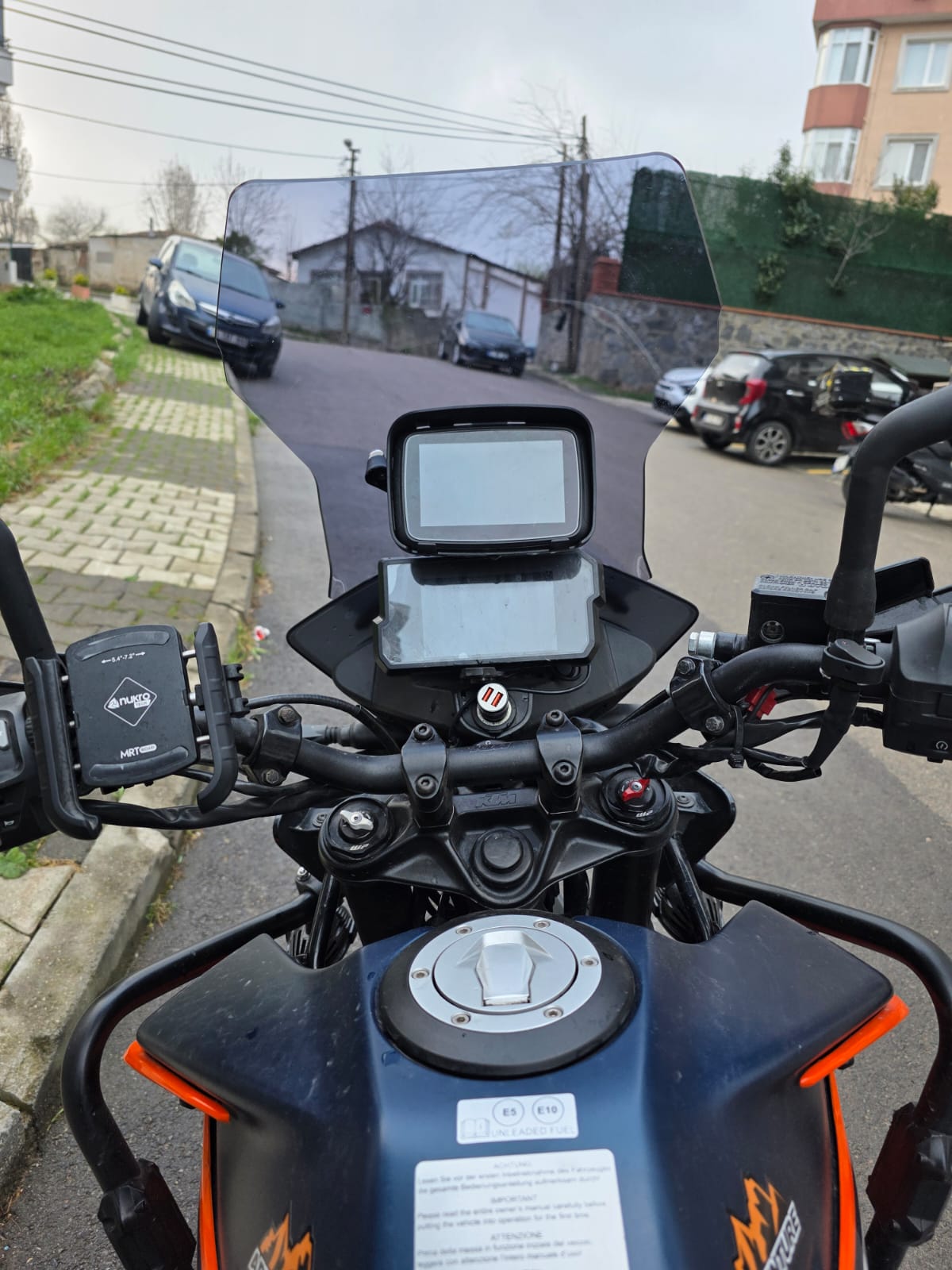 KTM Duke 390 Siperlik Ön Cam 2013-2023 Model 44cm Füme Renkli ORİJİNAL BOYLU